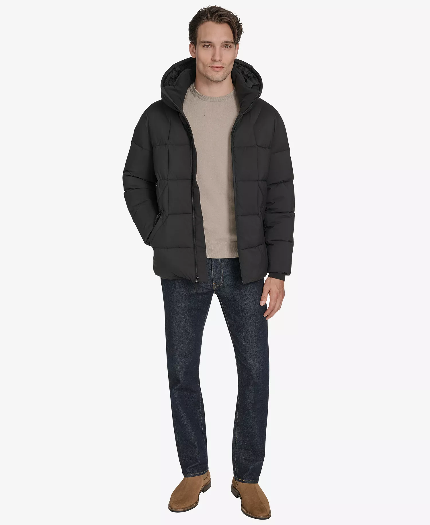 Men's Palmerton Micro Ripstop Puffer Jacket - Black - L