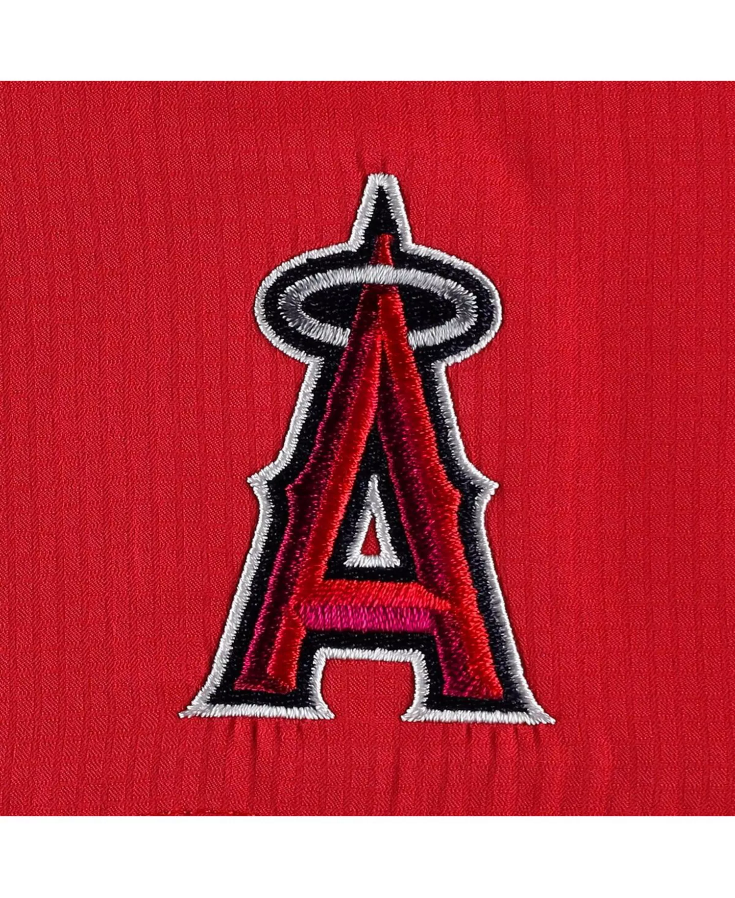 Men's Red Los Angeles Angels Tamiami Omni-Shade Button-Down Shirt - Red - L