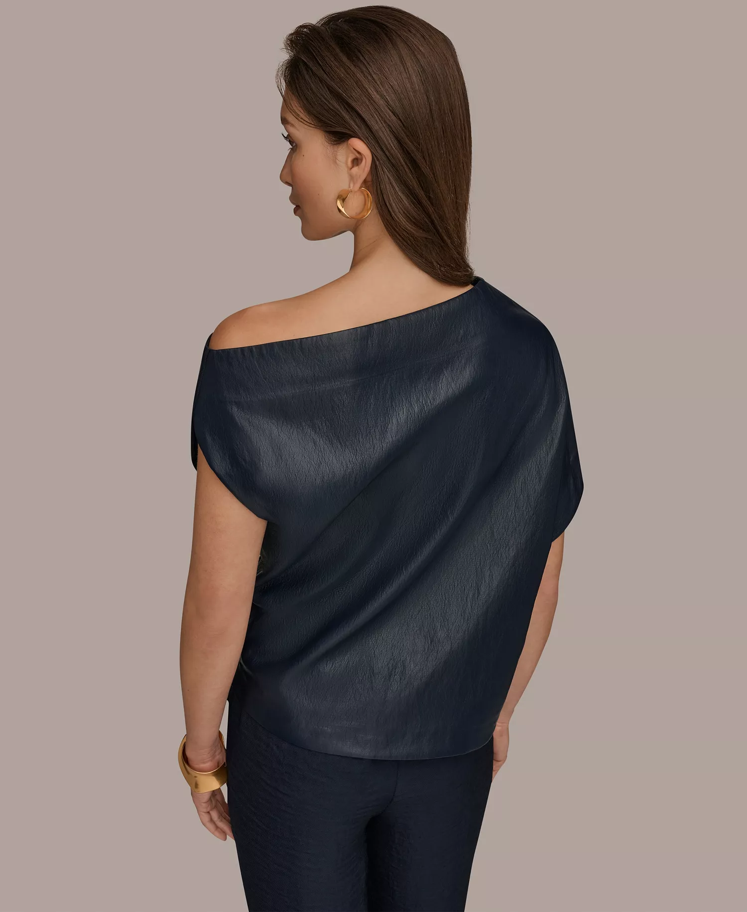 Women's Sleeveless Hem Top - Nightfall - L