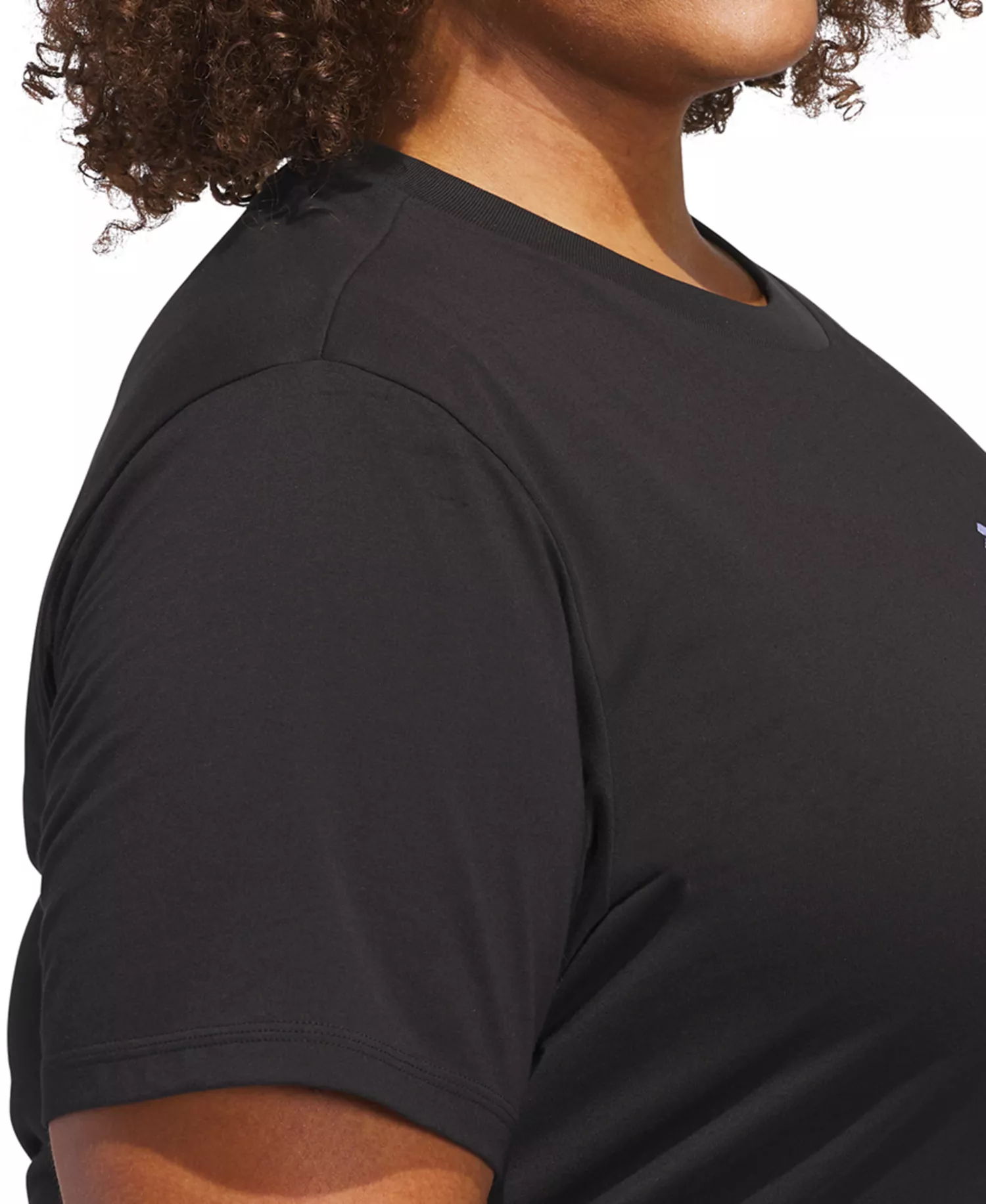 Plus Size Essentials Logo T-Shirt - Black - 1X