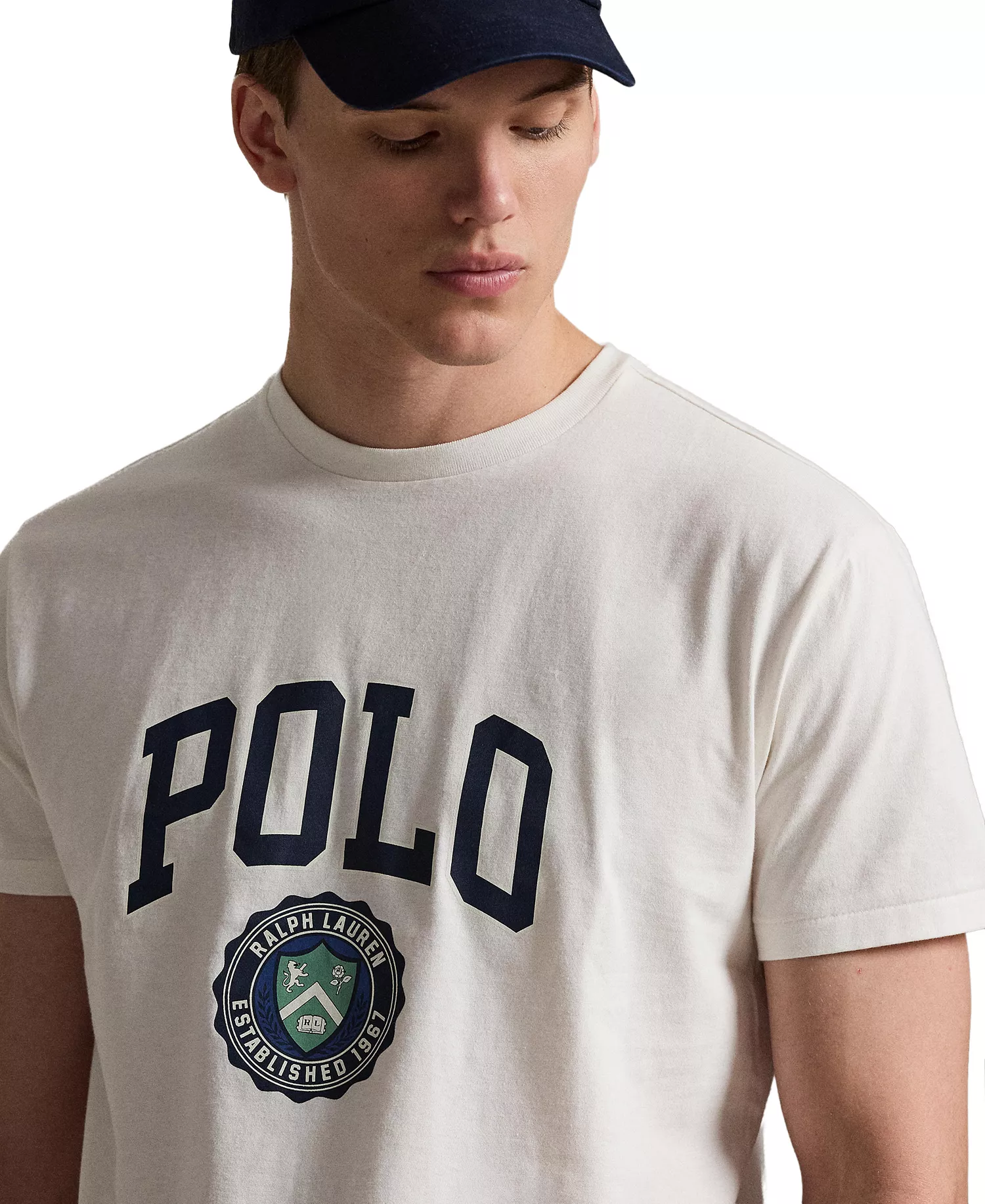 Men's Crew Neck T-shirt - Deckwash White - 2XL