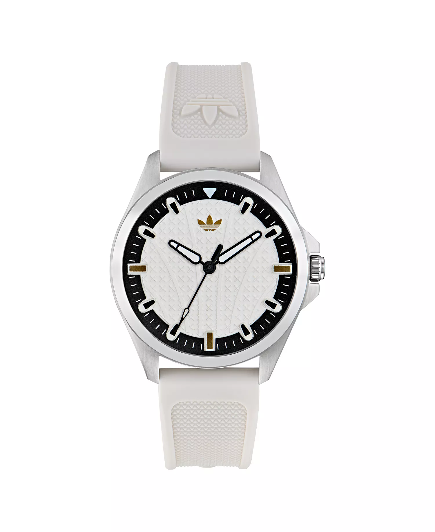 Unisex Analog White Silicone Watch, 40mm - White - No Size