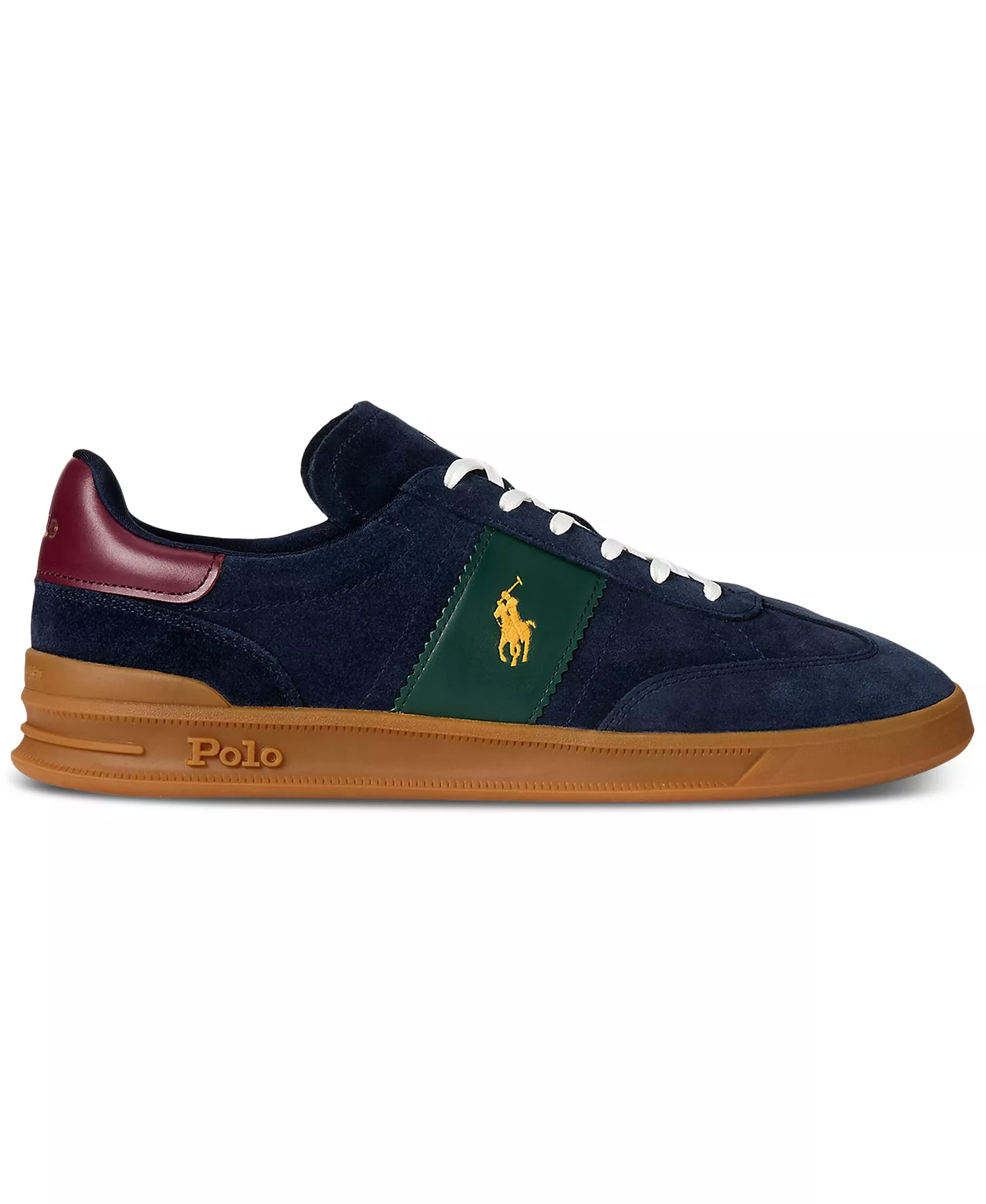 Men's Heritage Aera Suede Sneakers - Navy/wine/forest - 10