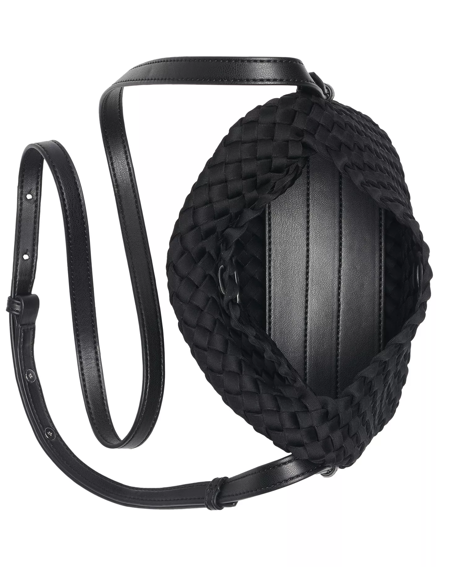 Giselle Magnet Closure Crossbody Bag - Black/silver - No Size