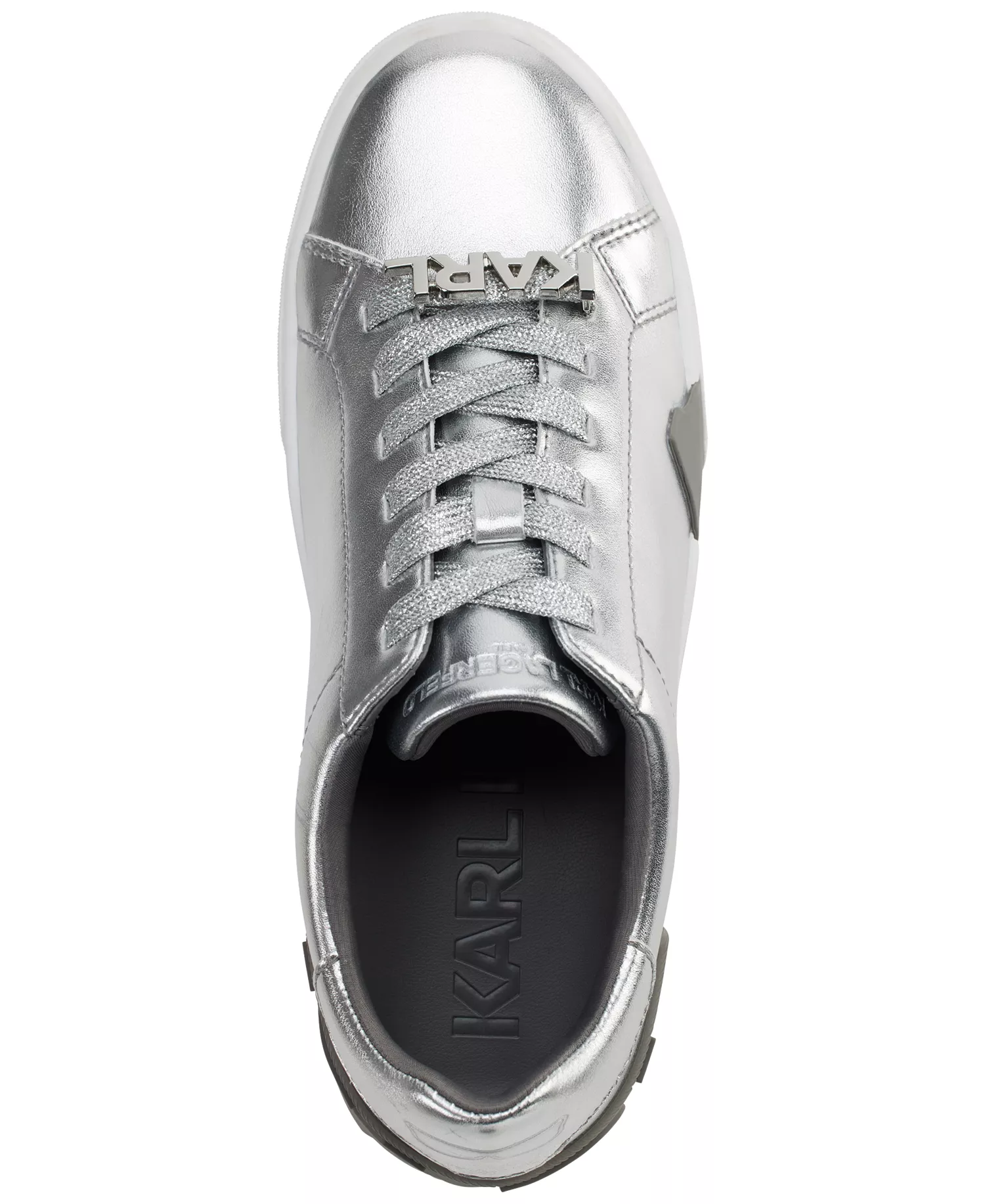 Women's Melora Lace-Up Low-Top Sneakers - Silver - 10M