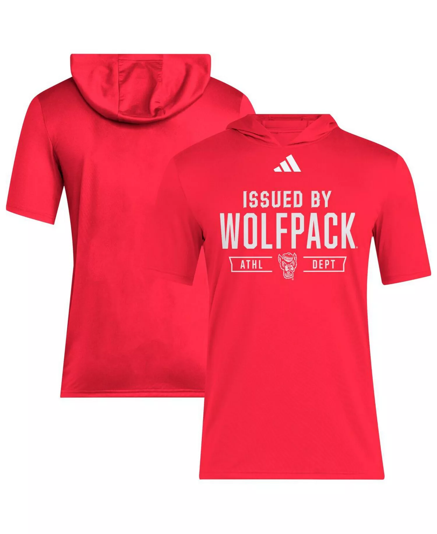 Men's Red NC State Wolfpack 2025 AREOREADY Sideline Training Hooded T-Shirt - Red - 2XL