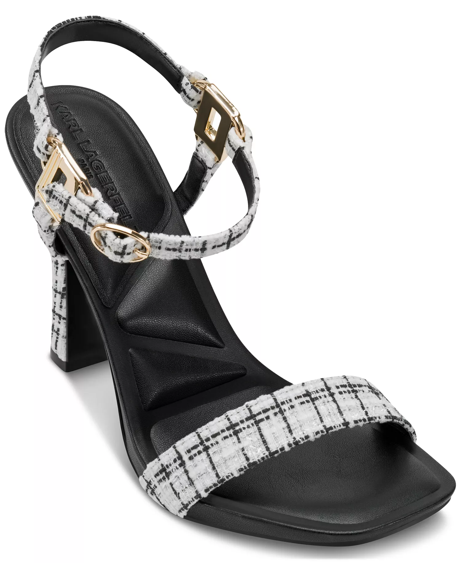 Women's Cybil Sandals - White/ Black - 10M