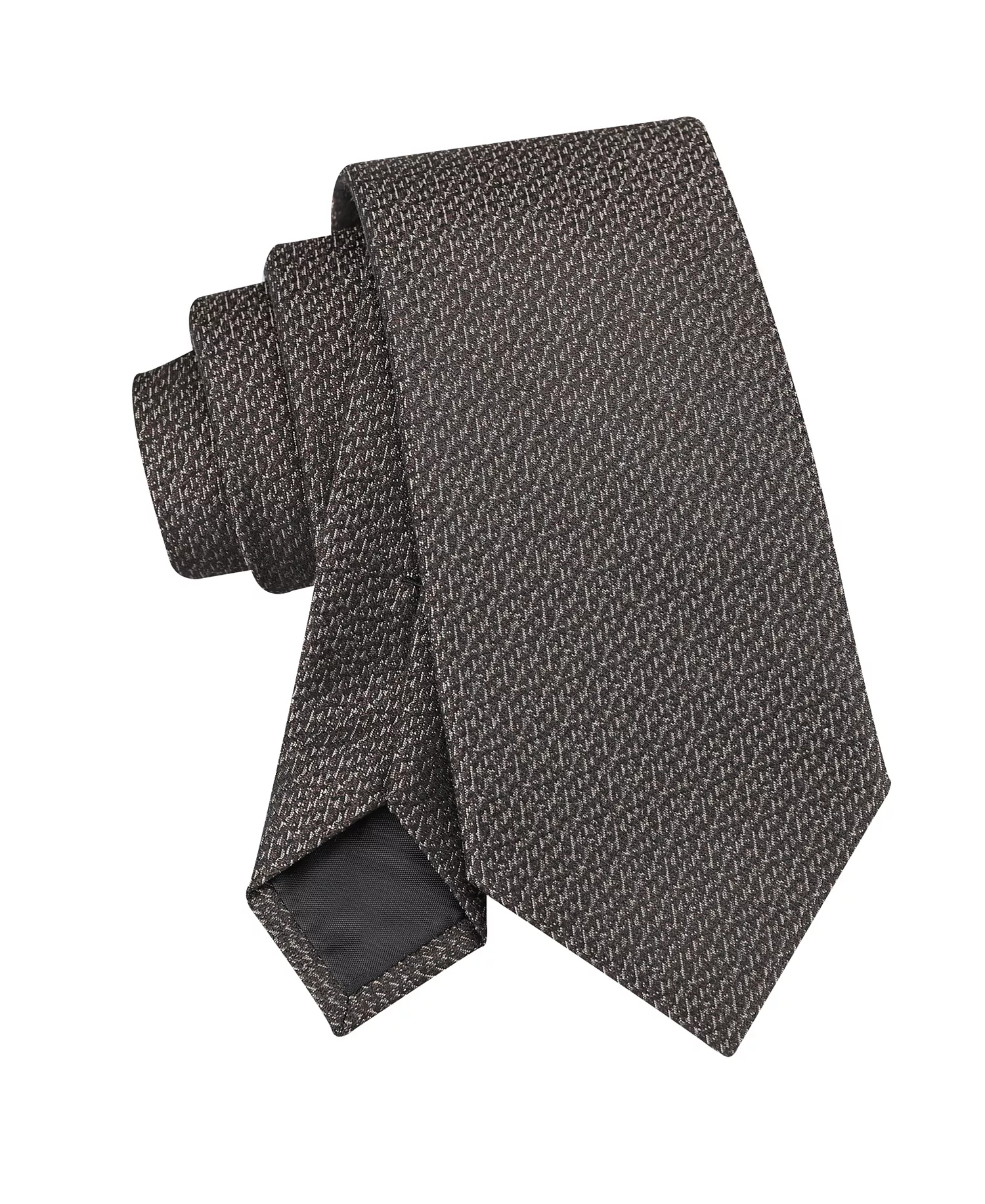 Men's Sabrina Textured Solid Tie - Taupe - ONE SIZE