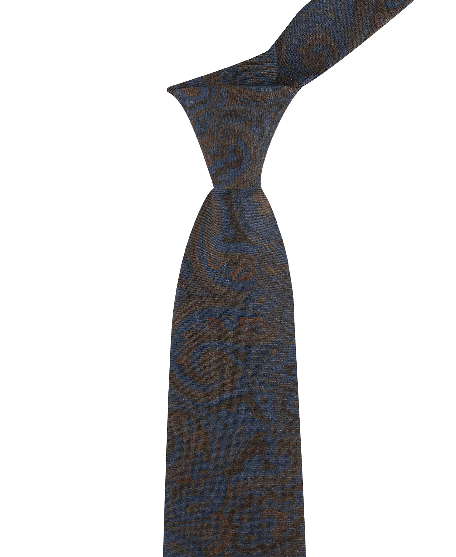 Men's Hadley Paisley Print Tie - Brown - ONE SIZE