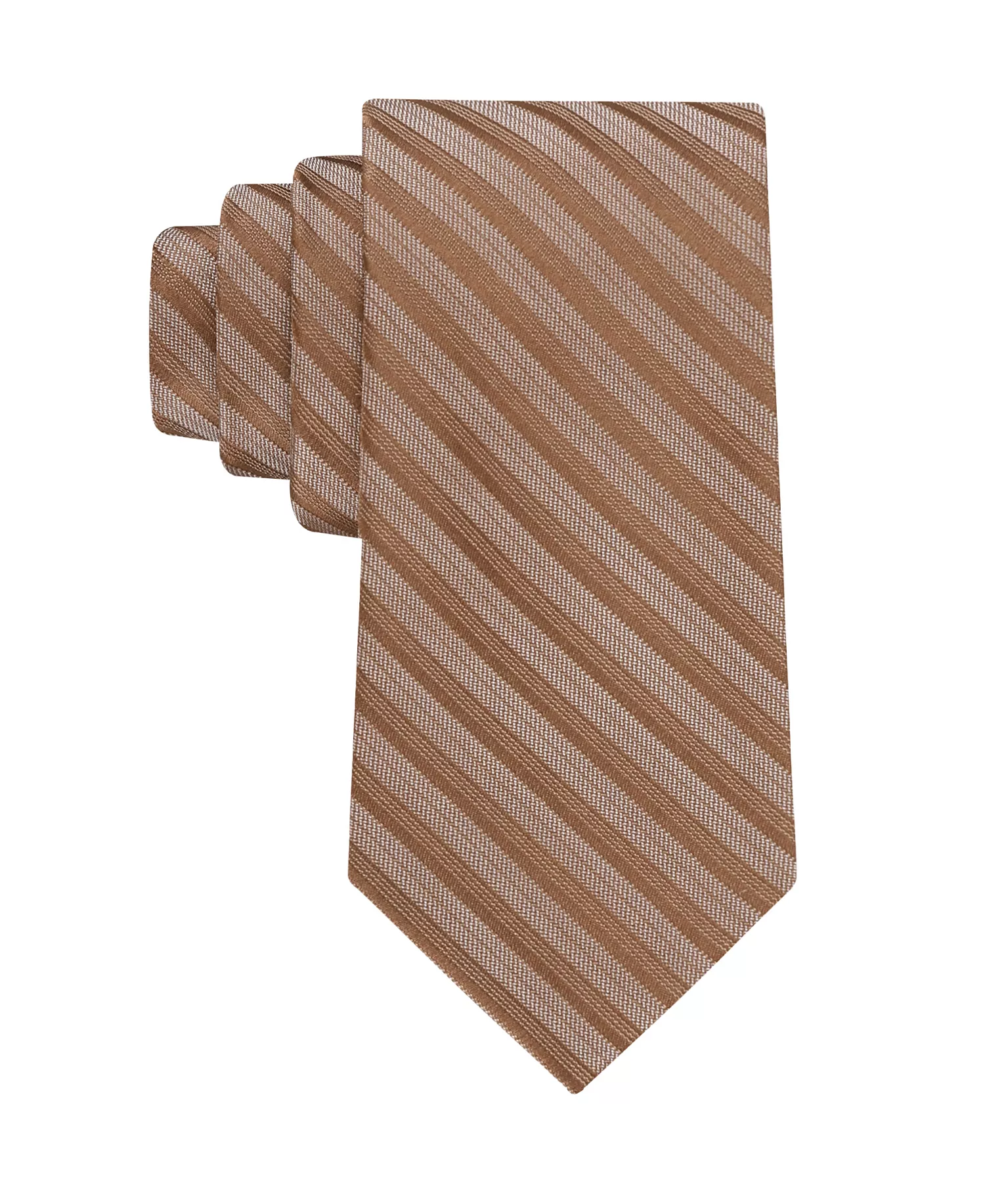 Men's Margot Stripe Tie - Brown - ONE SIZE
