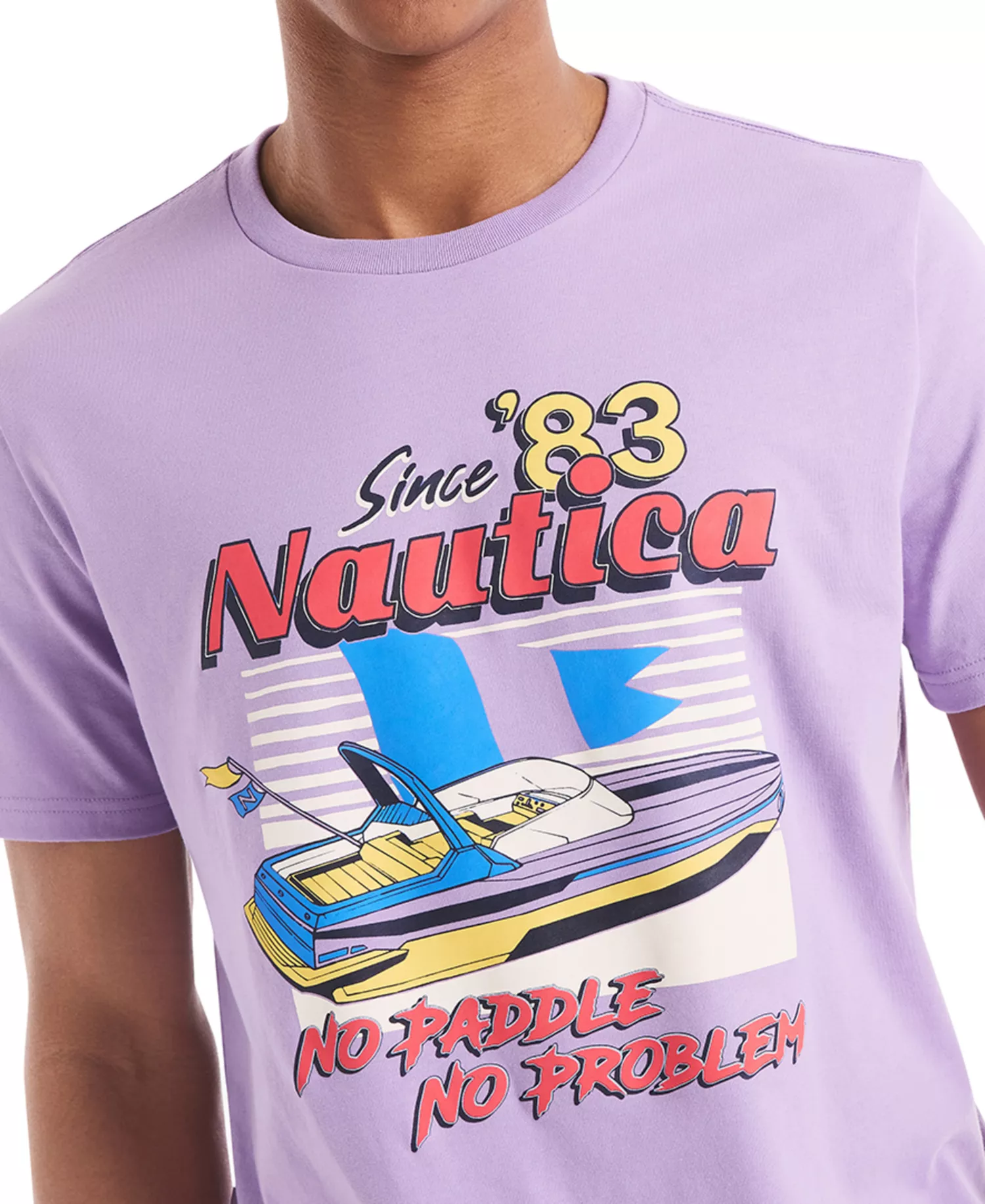 Men's Retro Vibe Classic-Fit Graphic T-Shirt - Viola - 2XL