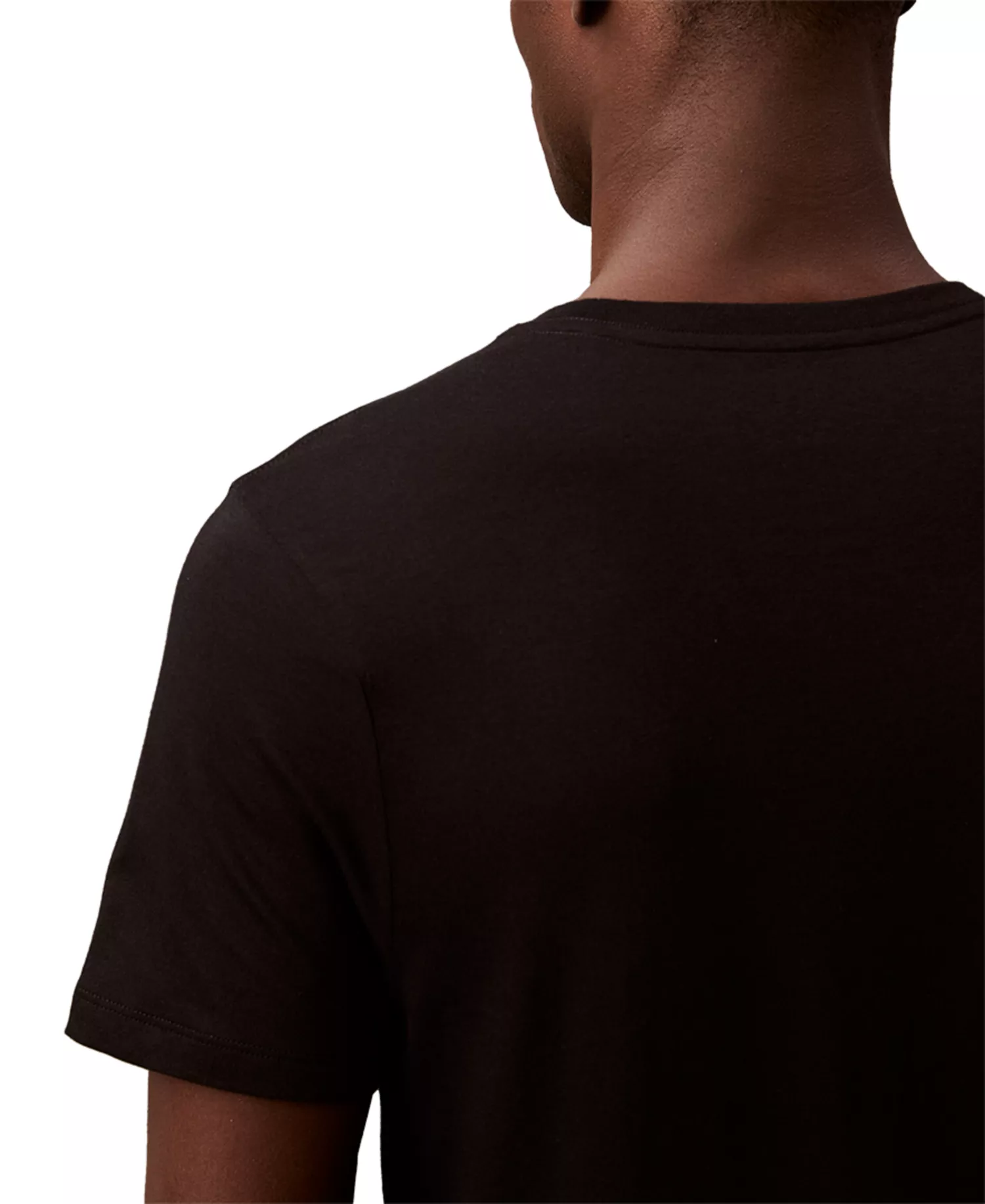 Men's 5-Pack Cotton Classics Crewneck T-Shirts - Black - L