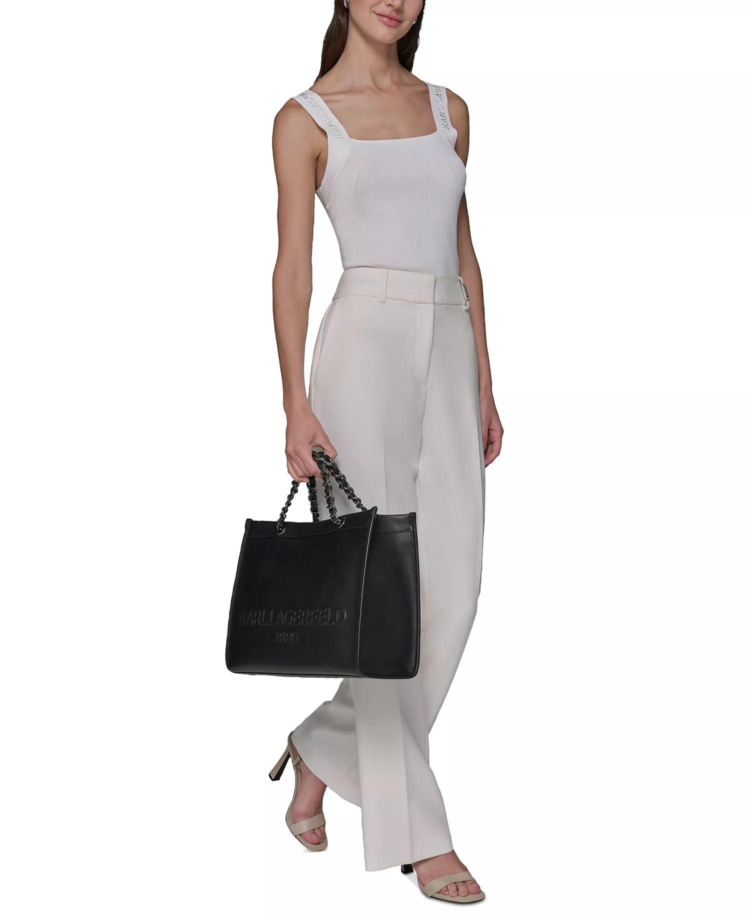 Savoie Large Leather Tote Bag - Black - NO SIZE