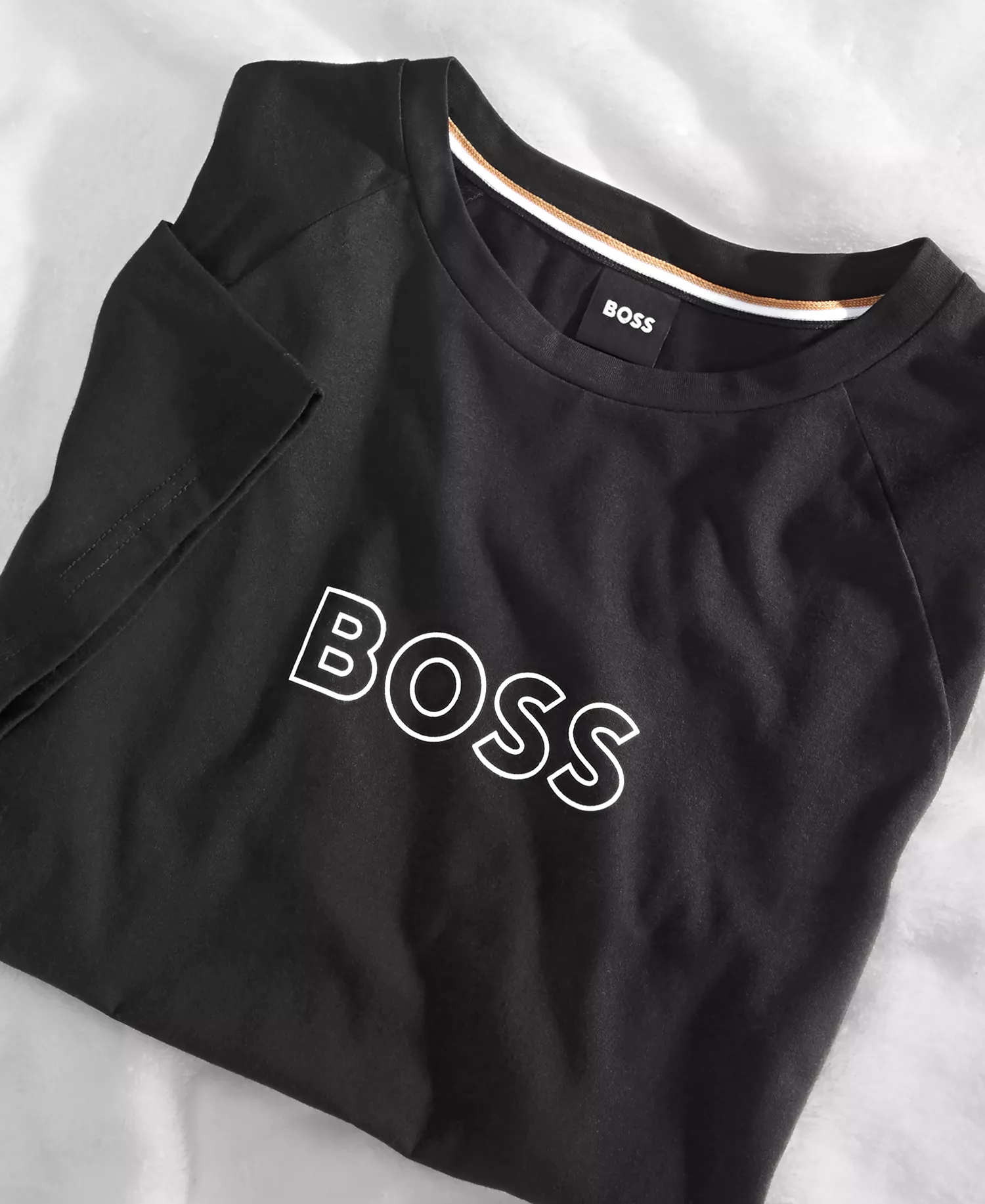 BOSS by Logo T-Shirt & Printed Dots 5" Swim Trunks - Black - 2XL