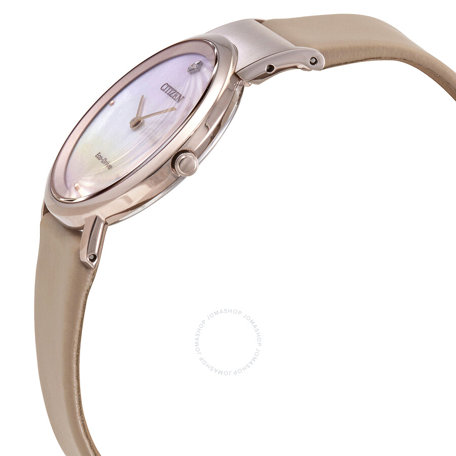 Citizen White Mother of Pearl Dial Ladies Watch