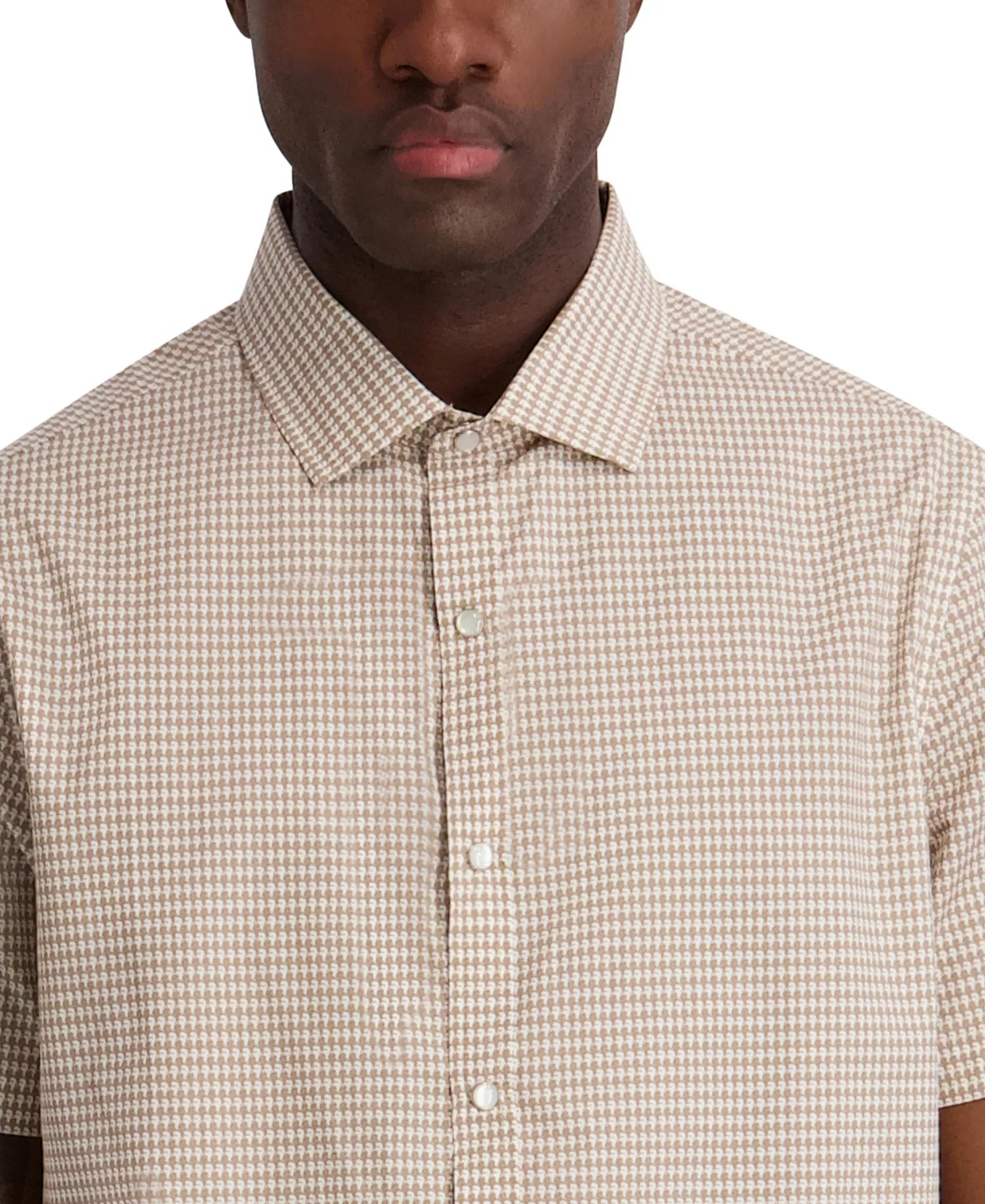 Men's Core Short-Sleeve Shirt - Beige - 2XL