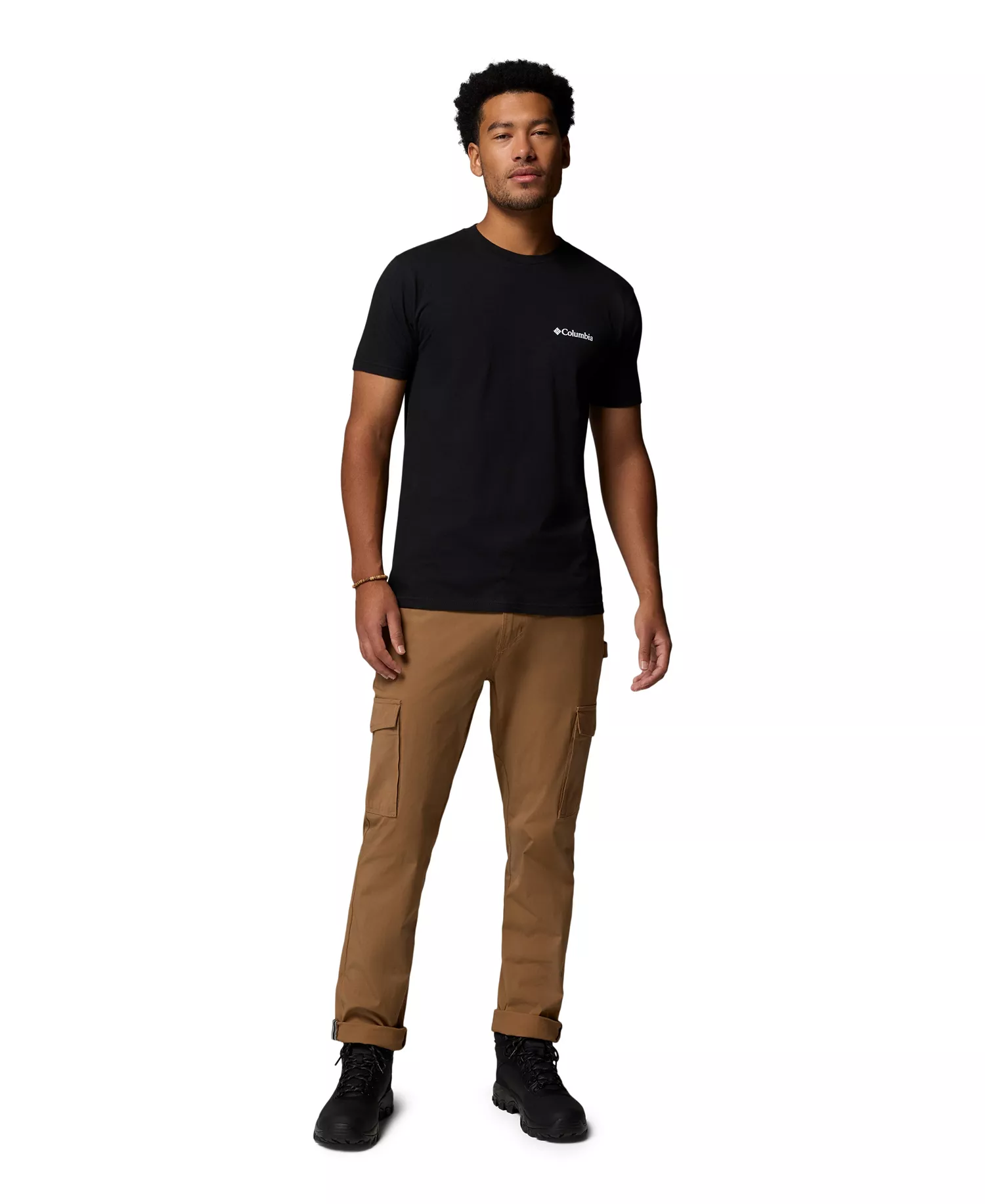 Men's Runner Graphic T-Shirt - BLACK - L