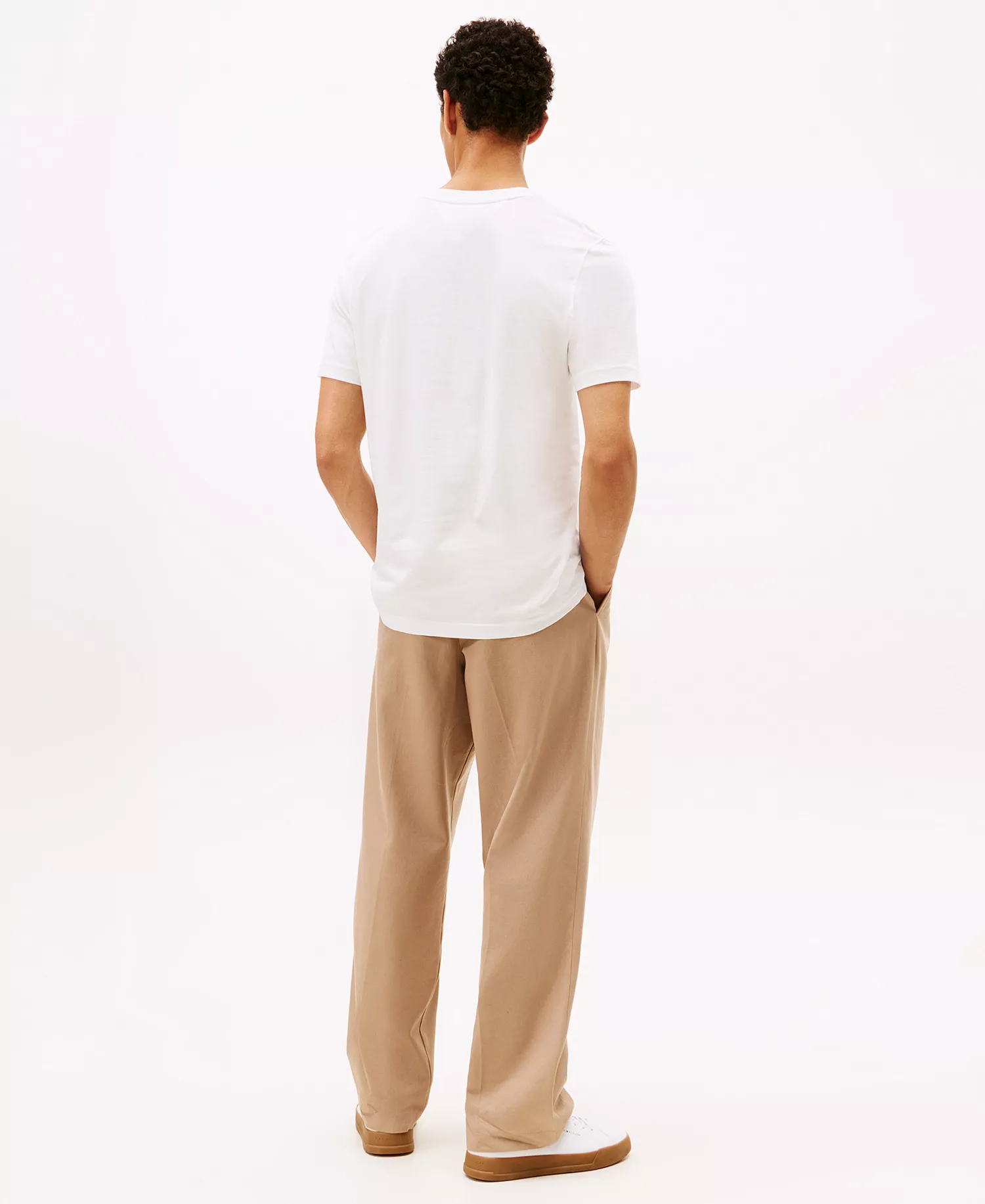 Men's Photo Print Graphic T-Shirt - White/Green - L