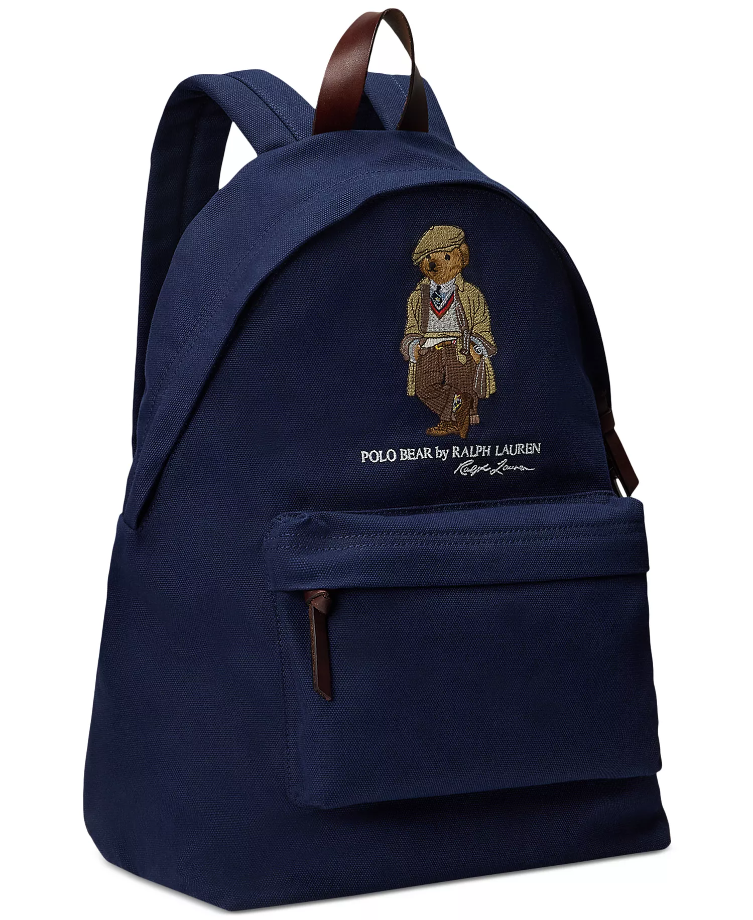Polo Bear Canvas Backpack - Newport Navy - No Size