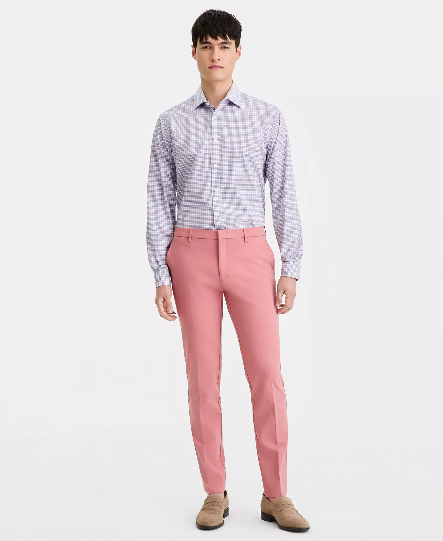 Men's Modern-Fit Dress Pant - Coral - 30x30