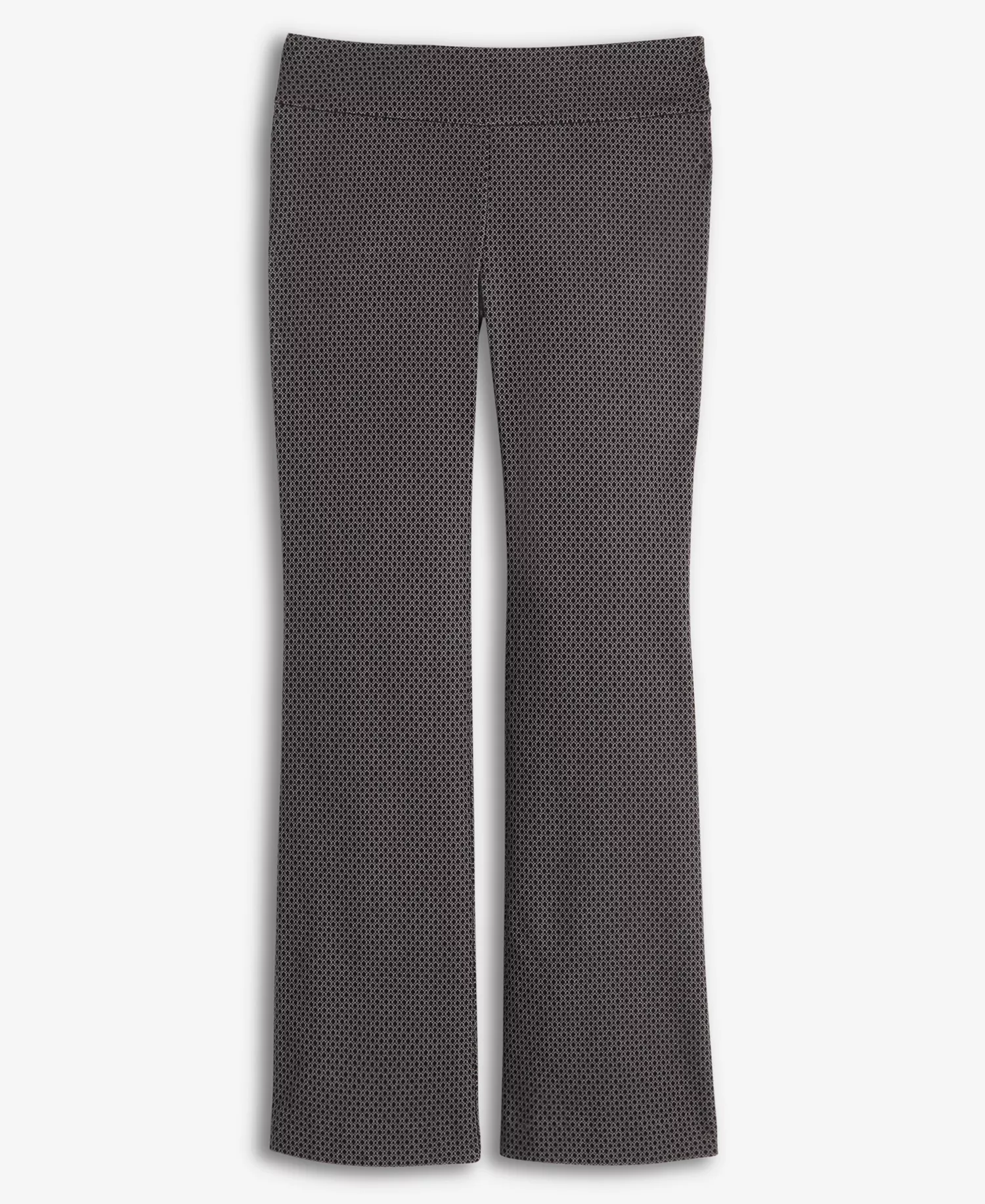 Petite Jacquard Mini Bootcut Pants, Macy's Exclusive - Circle Jaq Grey - 0P