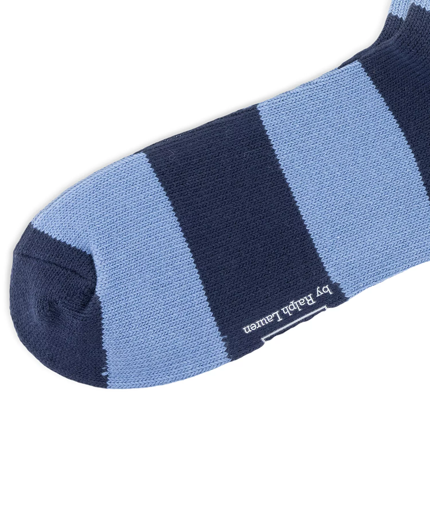 Men's Embroidered Rugby Bear Socks - Blue - 7-12