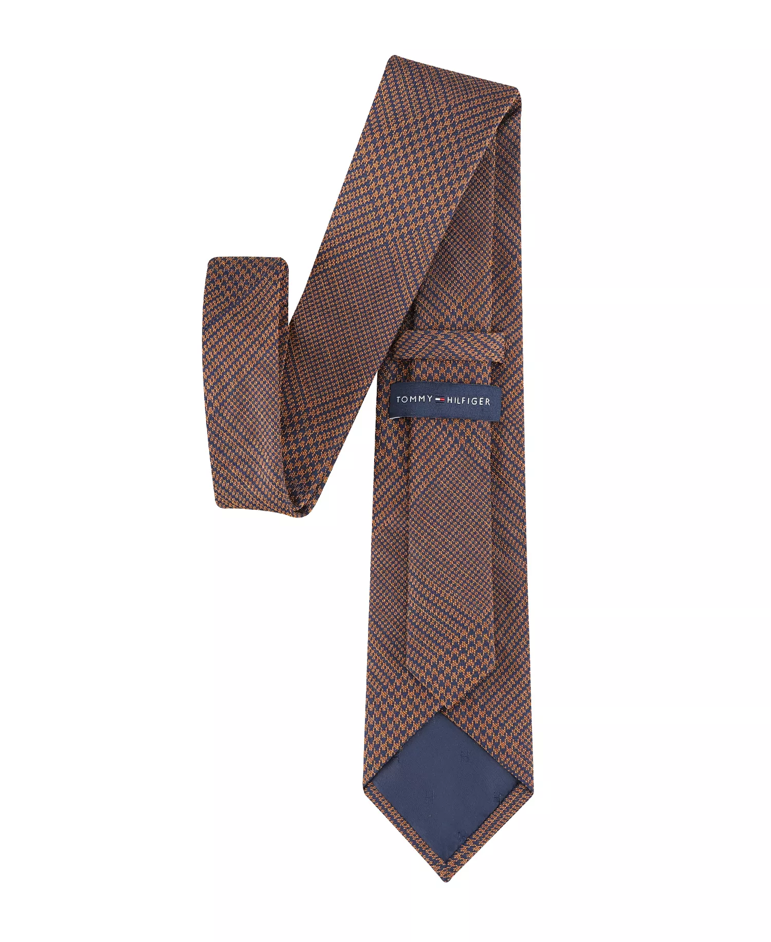Men's Hendrix Glen Plaid Tie - Rust - ONE SIZE