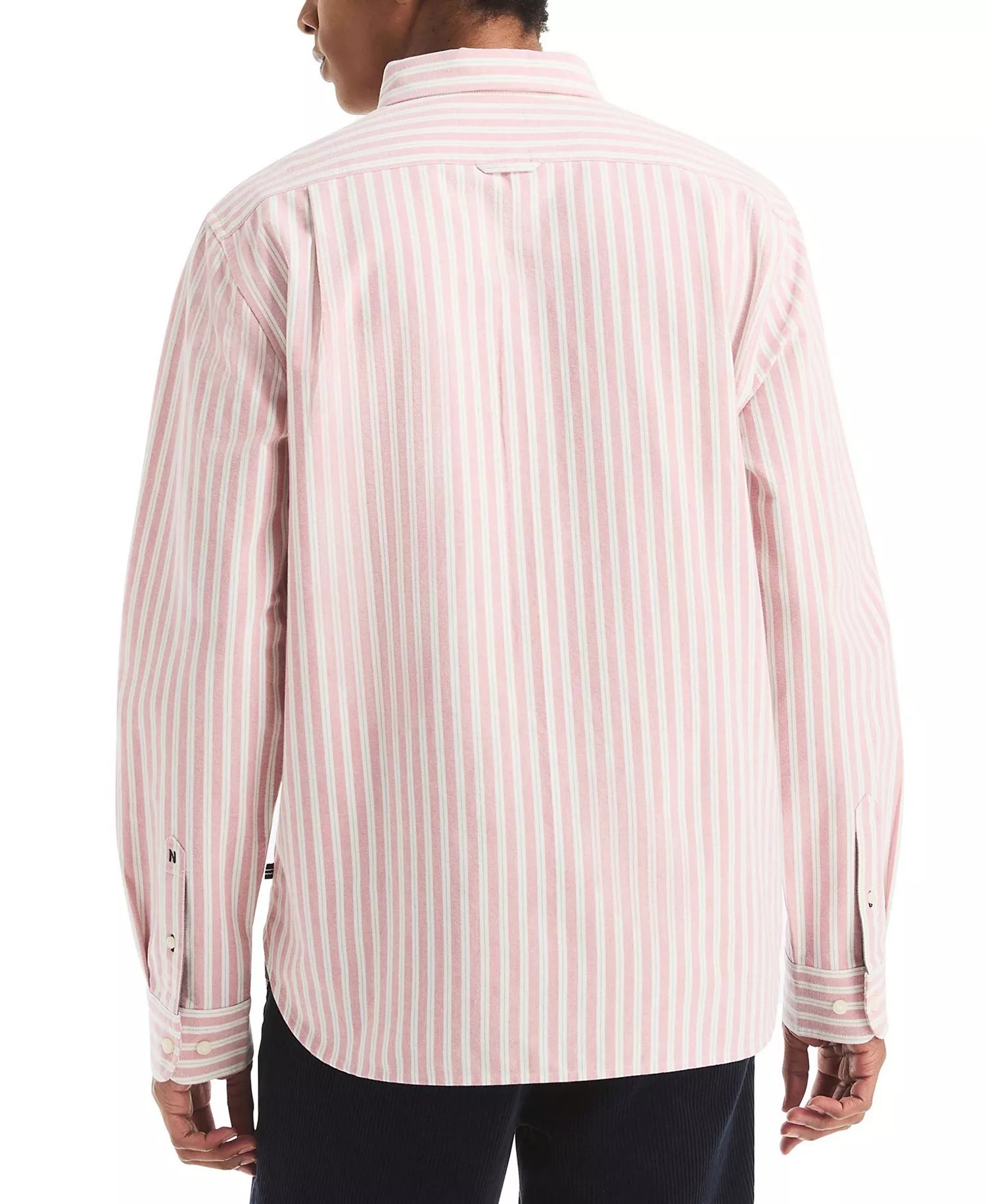 Men's Pique Double Knit Long-Sleeve Shirt - Coral Cape - 2XL