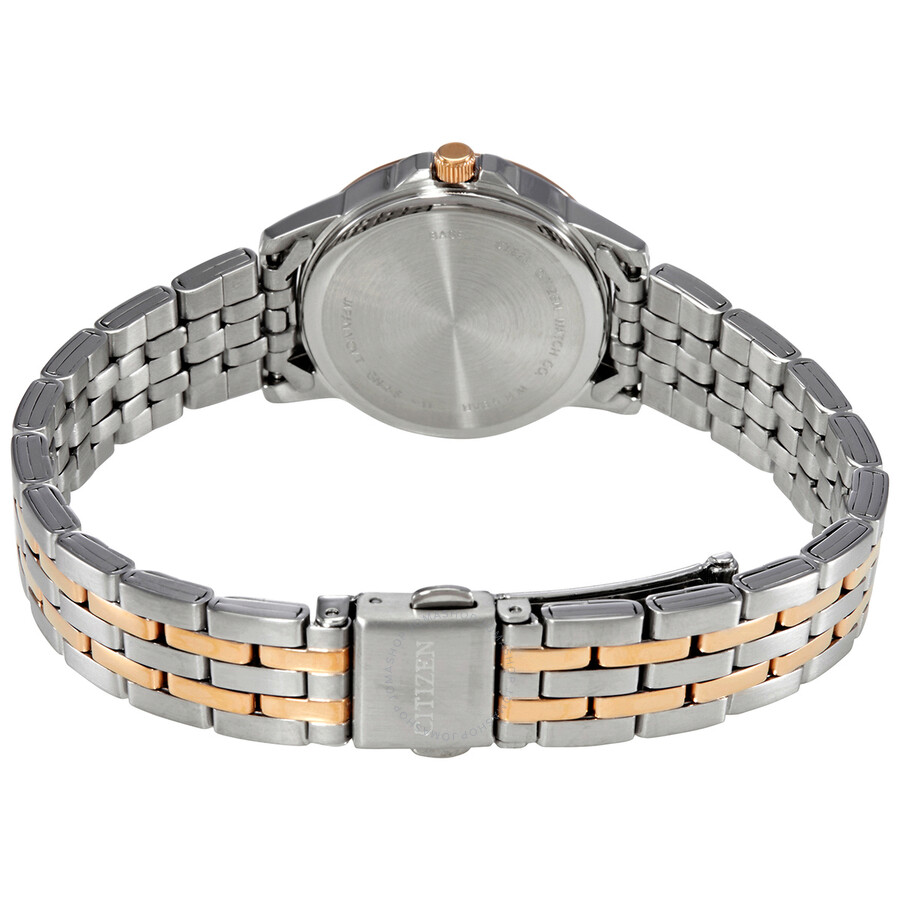 Citizen Quartz Silver Dial Two-tone Ladies Watch