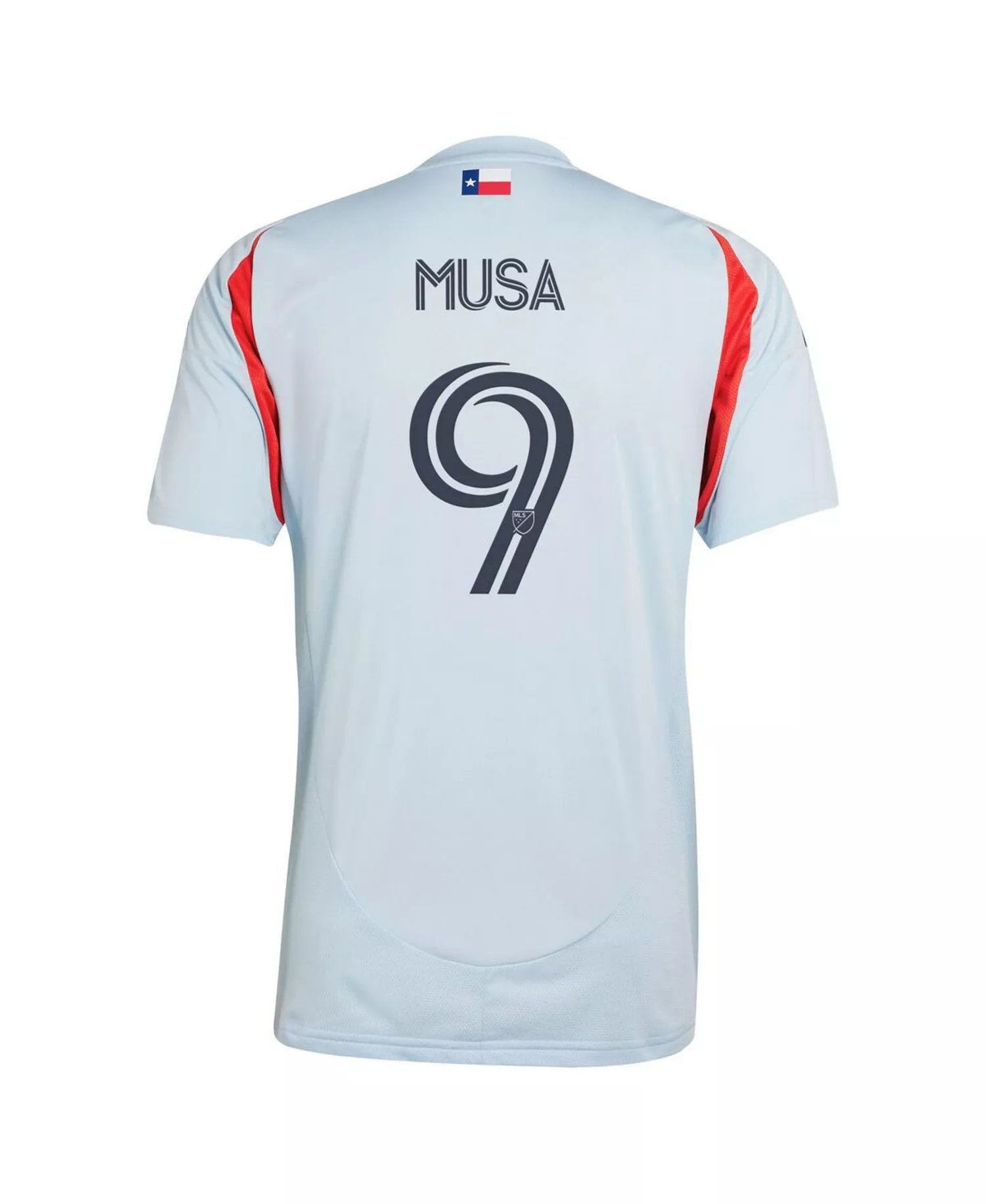Men's Petar Musa Light Blue FC Dallas 2025 The Inferno Kit Replica Player Jersey - Light Blue - 2XL