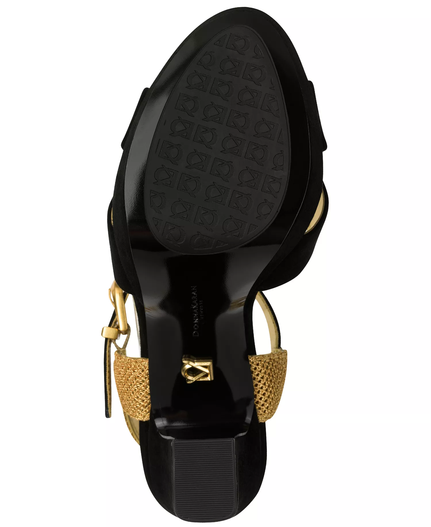 Women's Stefania Platform Sandals - Black/Gold - 10M