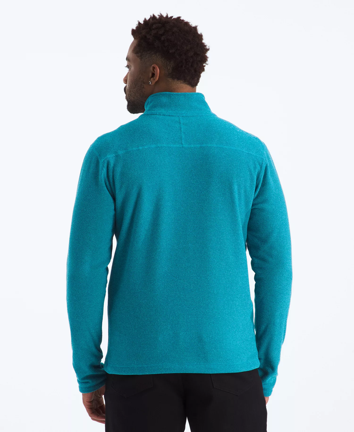 Men's Textured Cap Rock Quarter-Zip Jacket - Dusk Blue Heather - 2XL