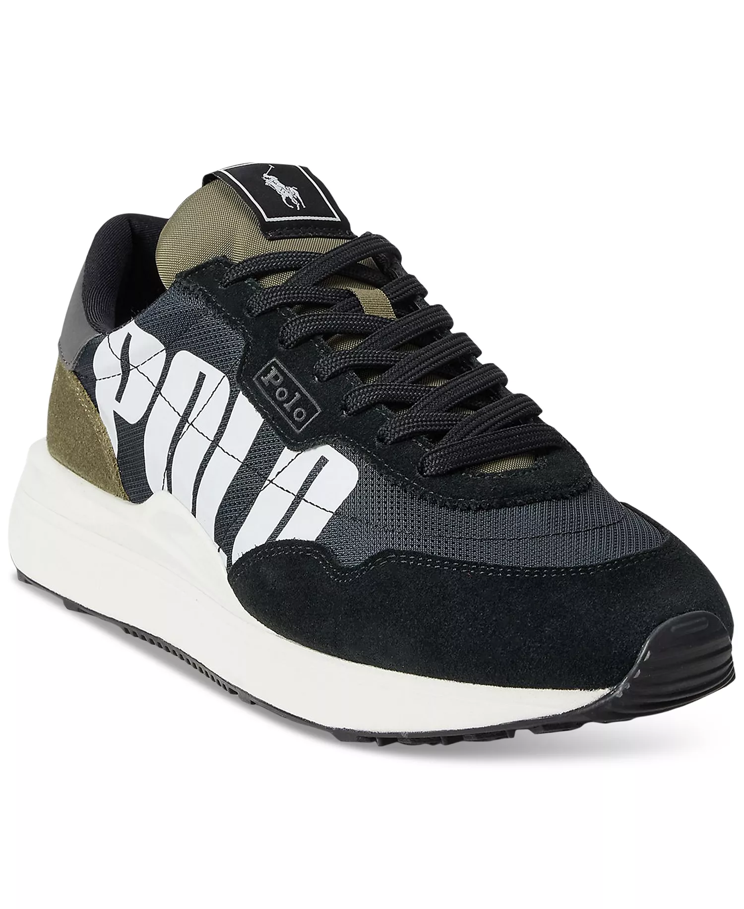 Men's Train 89 Polo Sneakers - Black/olive - 10