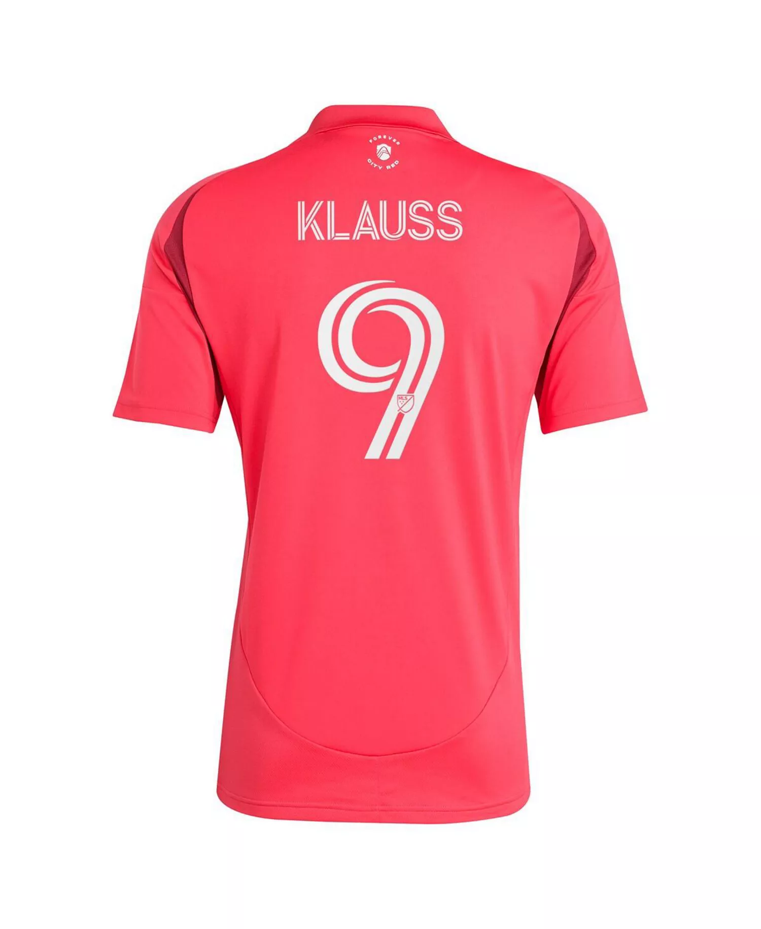 Men's Joao Klauss Red St. Louis City SC 2025 Forever CITY Red Replica Player Jersey - Red - 2XL