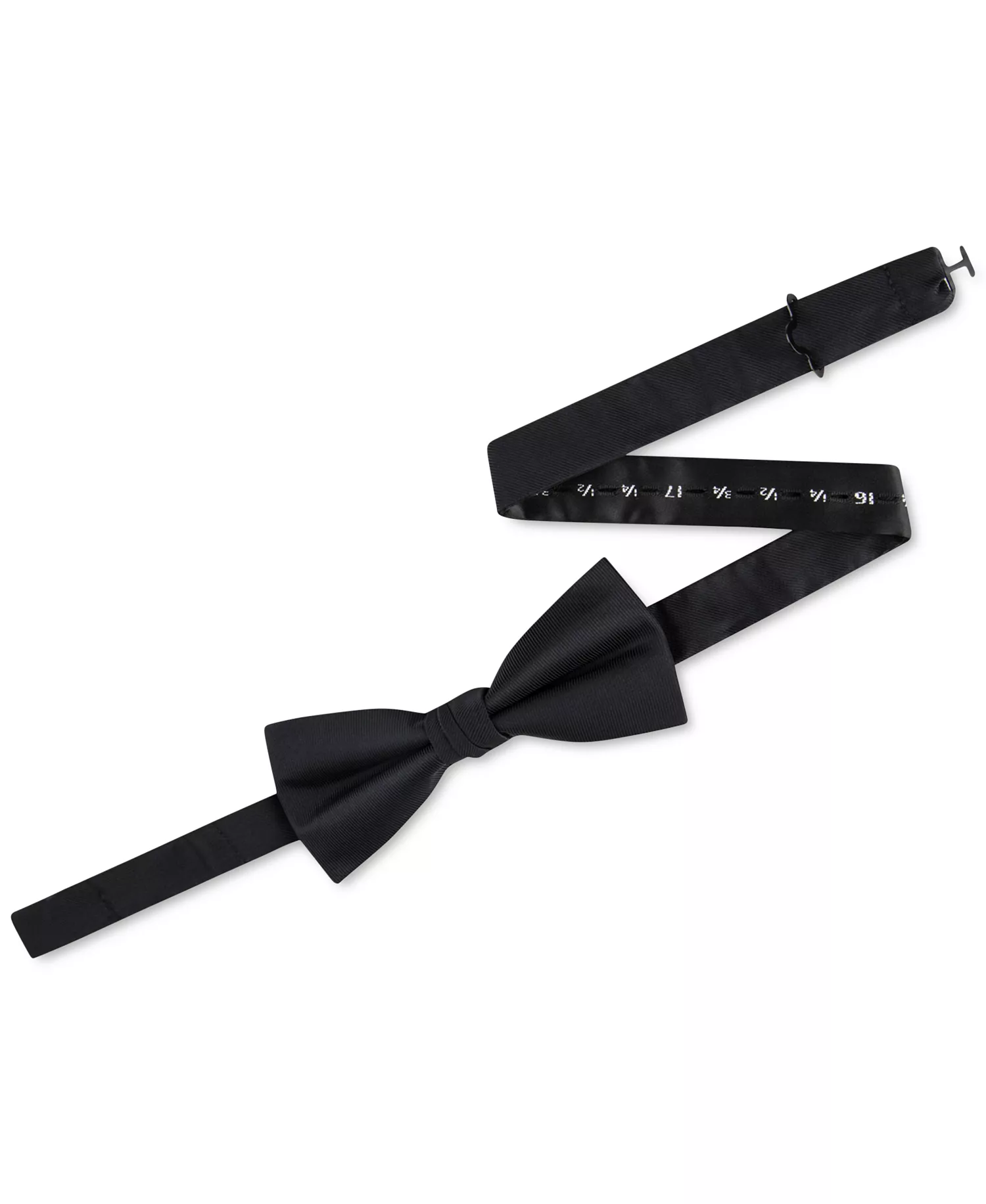 Men's Unison Solid Pre-Tied Bow Tie - Black - ONE SIZE