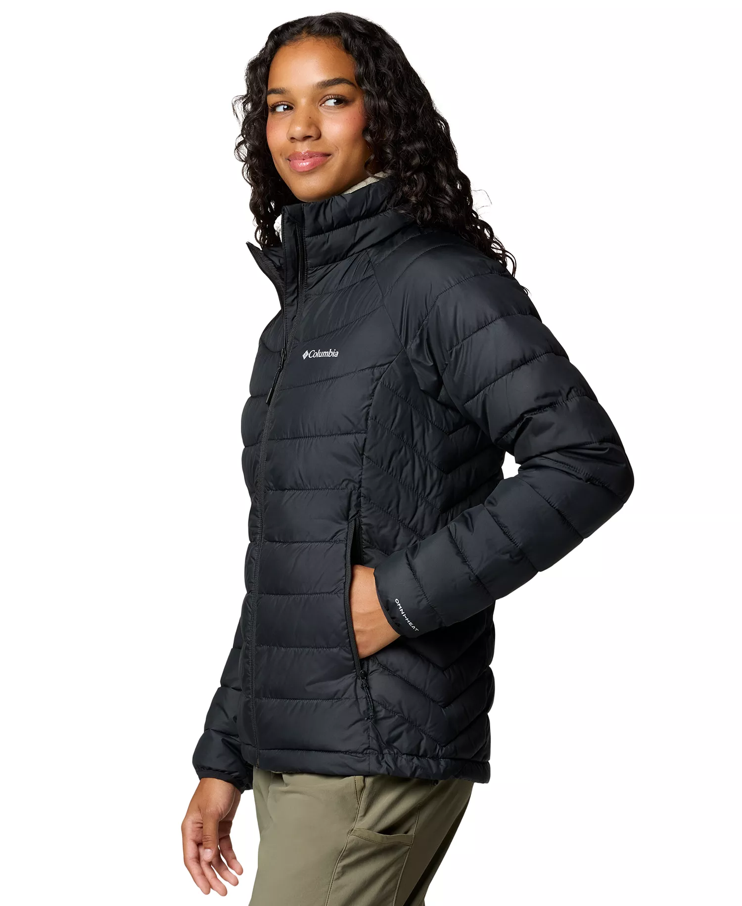 Women's Powder Lite II Full Zip Jacket - Black - L