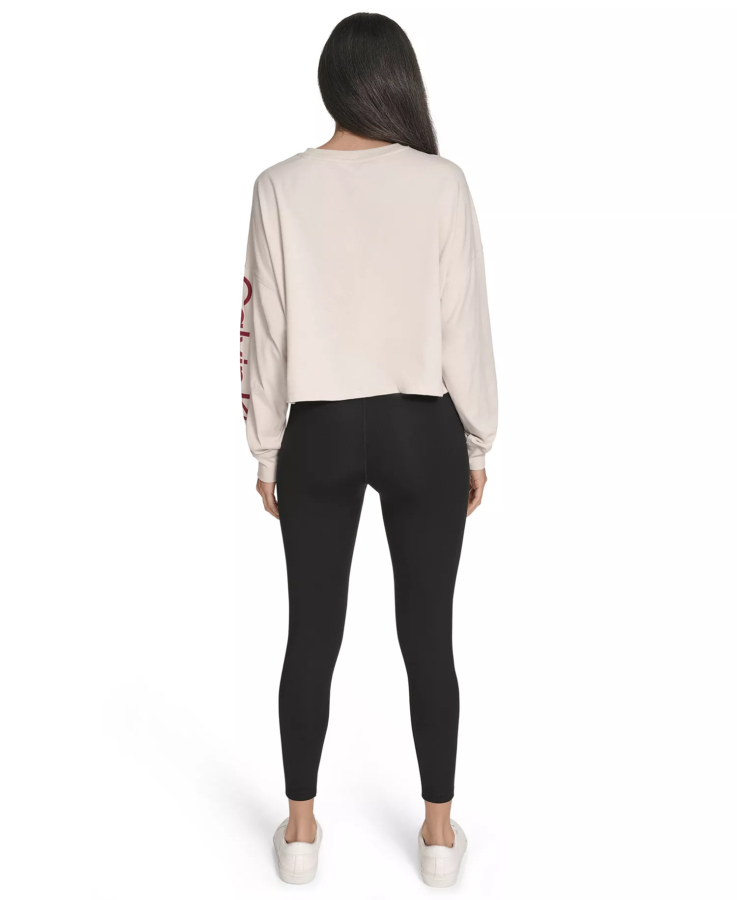 Performance Women's Logo Cropped Long-Sleeve Top - Porcini - 2XL