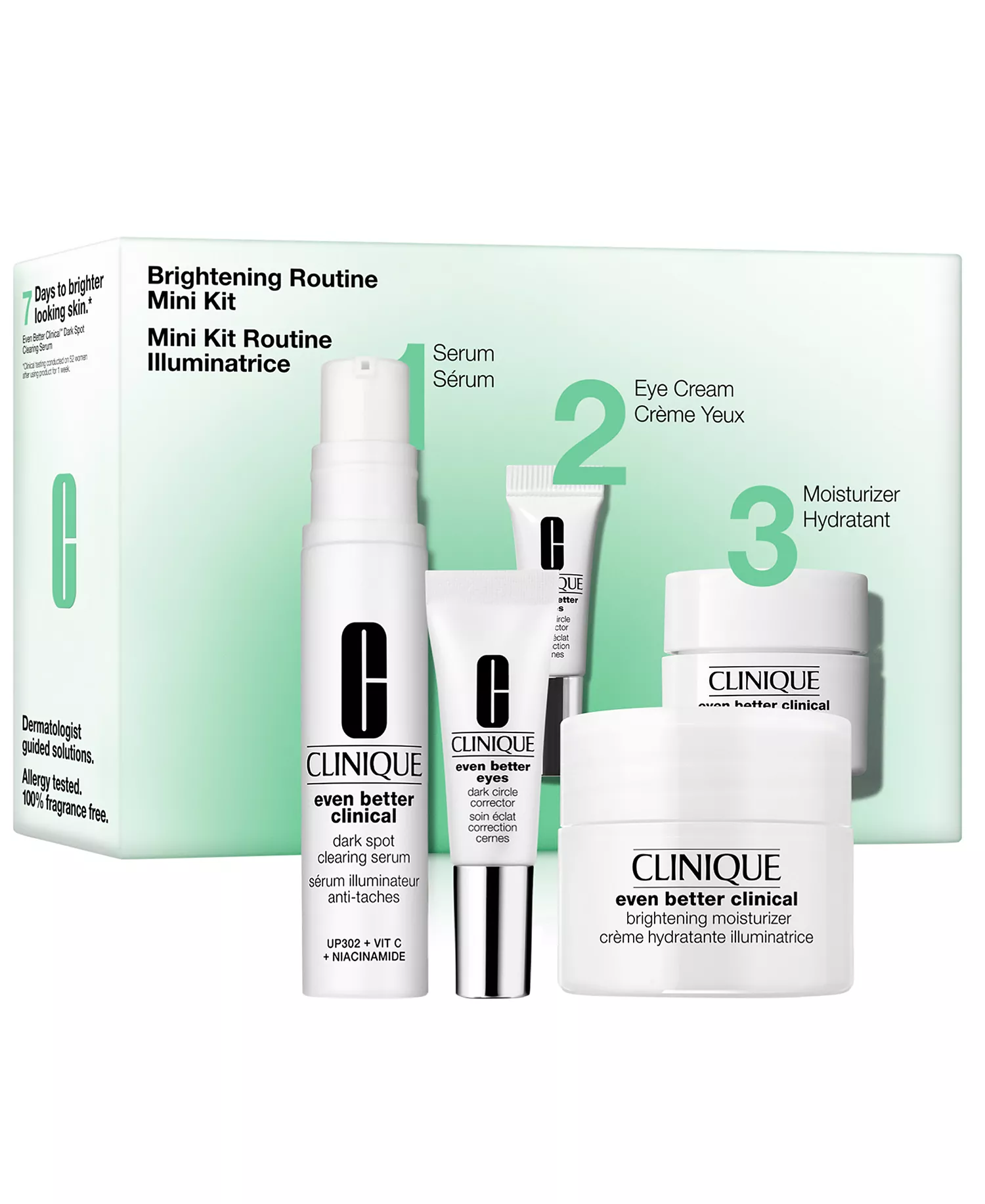 3-Pc. Brightening Routine: Mini Even Better Skincare Kit - No Color - No Size