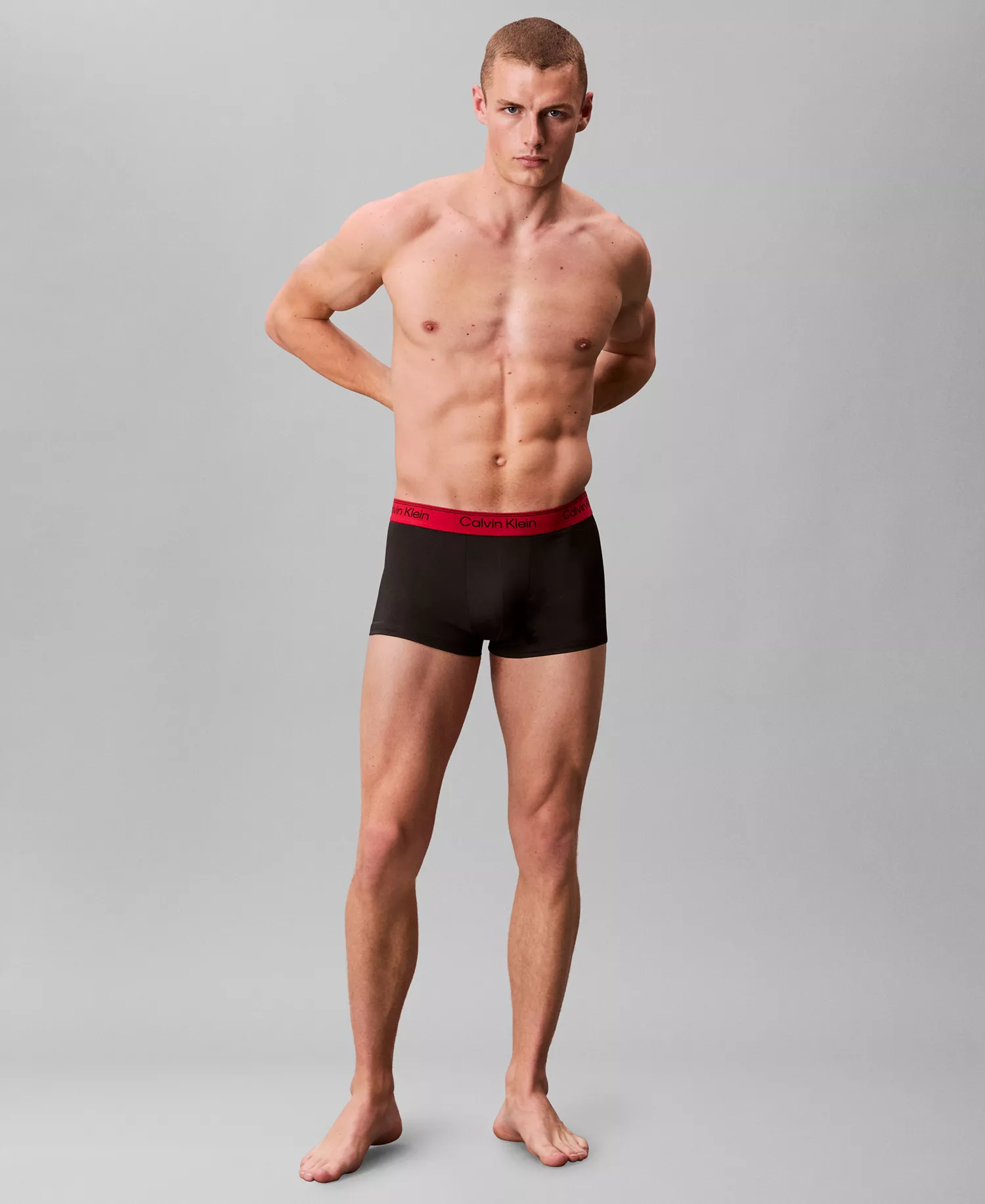 Men's 3+1 Bonus Micro Stretch Low Rise Trunks Pack - Black Bodies/Black/ Sleet Adrenaline Rush - L