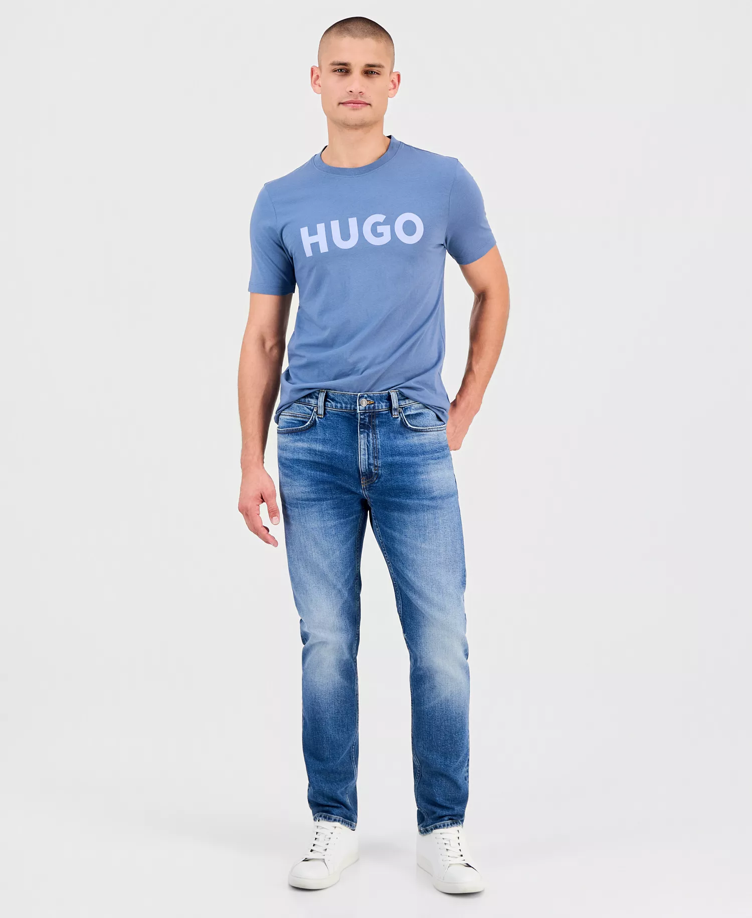 Men's 708 Straight-Fit Jeans - Med Blue - 30x32