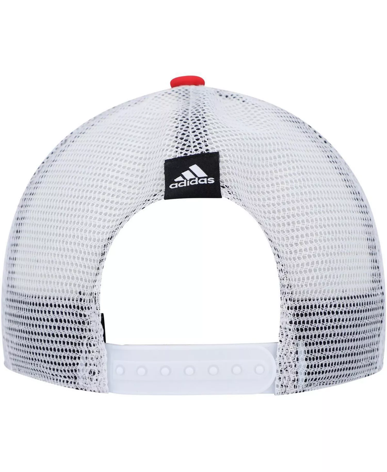 Women's Red, White Chicago Blackhawks Graphic Foam Trucker Snapback Hat - Red, White - OSFM