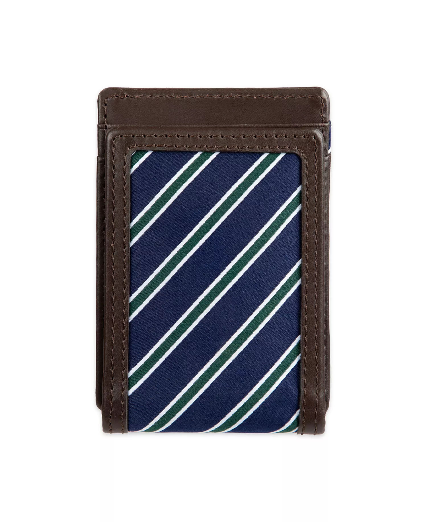 Men's Overlay Front Pocket Wallet - Brown - ONE SIZE