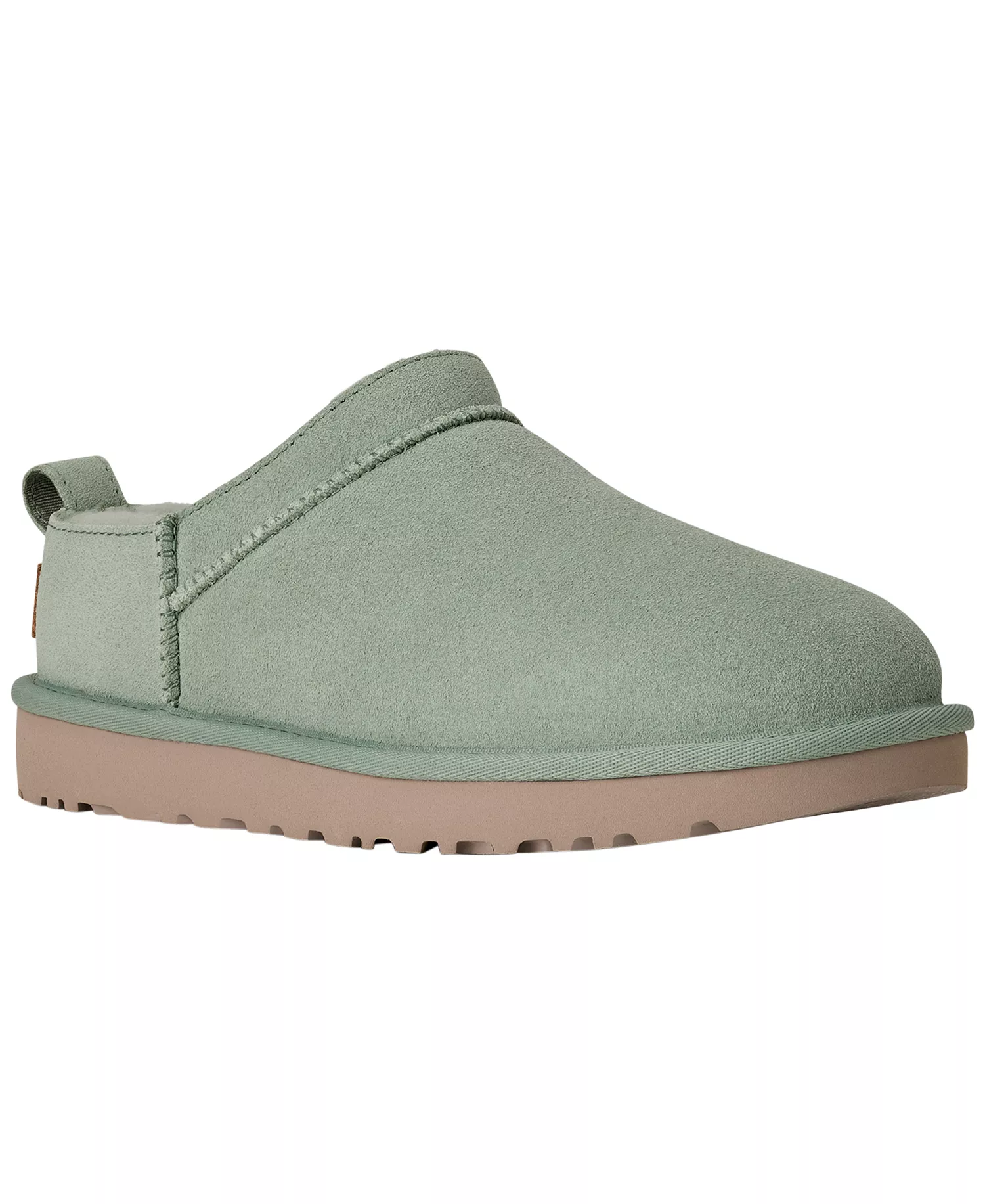 UGG Women's Classic Micro Pull Tab Round Toe Booties - Artichoke - 10M
