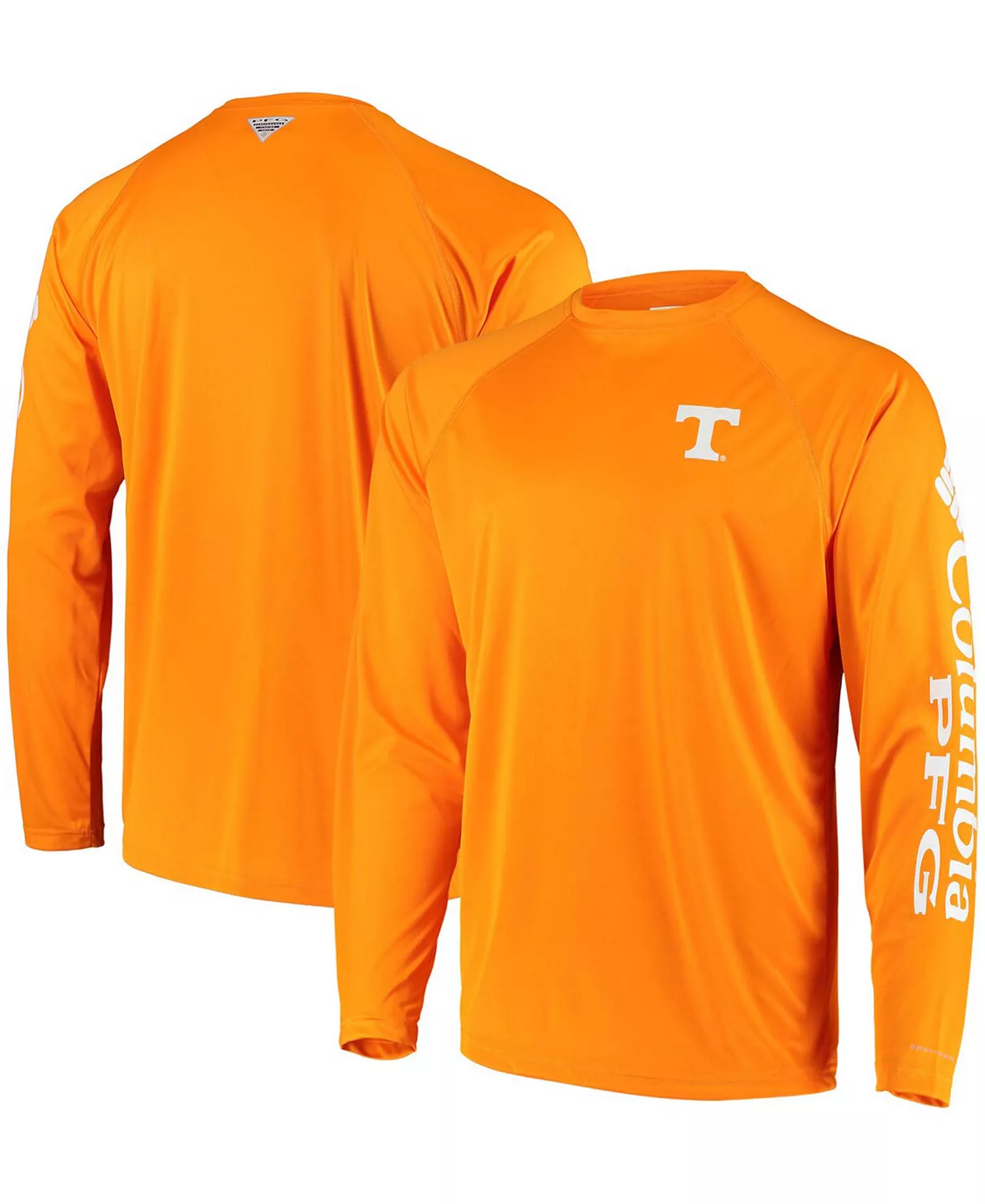 Men's PFG Tennessee Orange Tennessee Volunteers Terminal Tackle Omni-Shade Long Sleeve T-shirt - Tennessee Orange - L