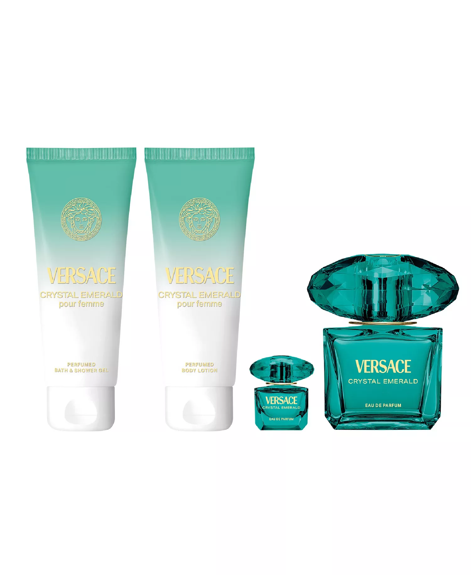 4-Pc. Crystal Emerald Eau De Parfum Spray, Body Lotion and Shower Gel Set - No Color - No Size