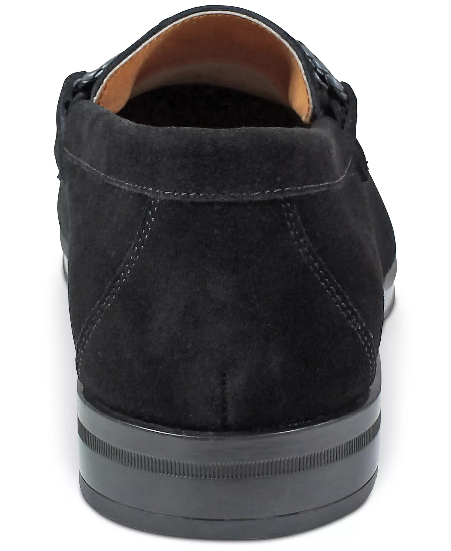 Men's Neville Moc-Toe Slip-On Loafers - Black - 10 - Medium