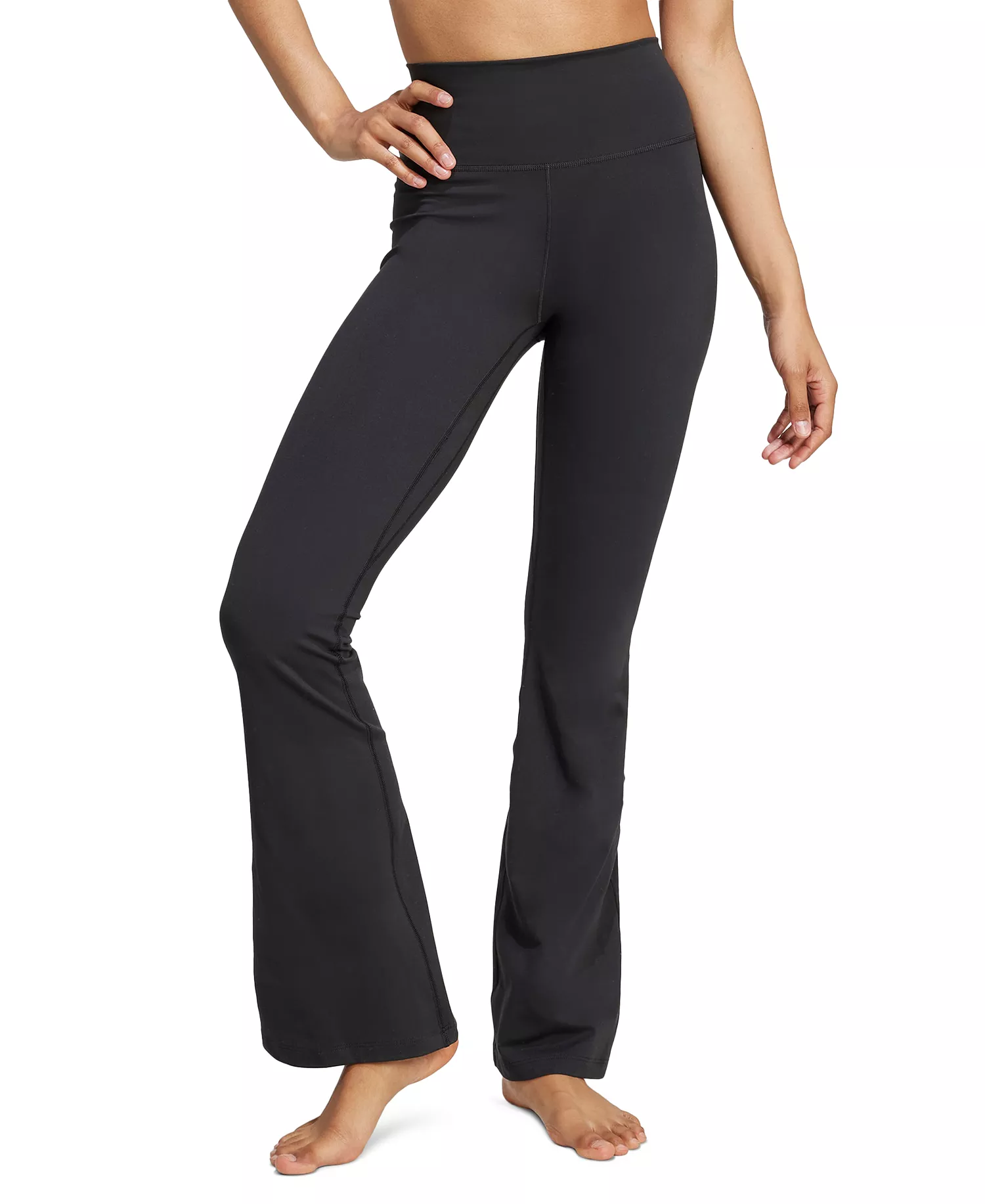 Women's High Rise Training Leggings - Black/black - L