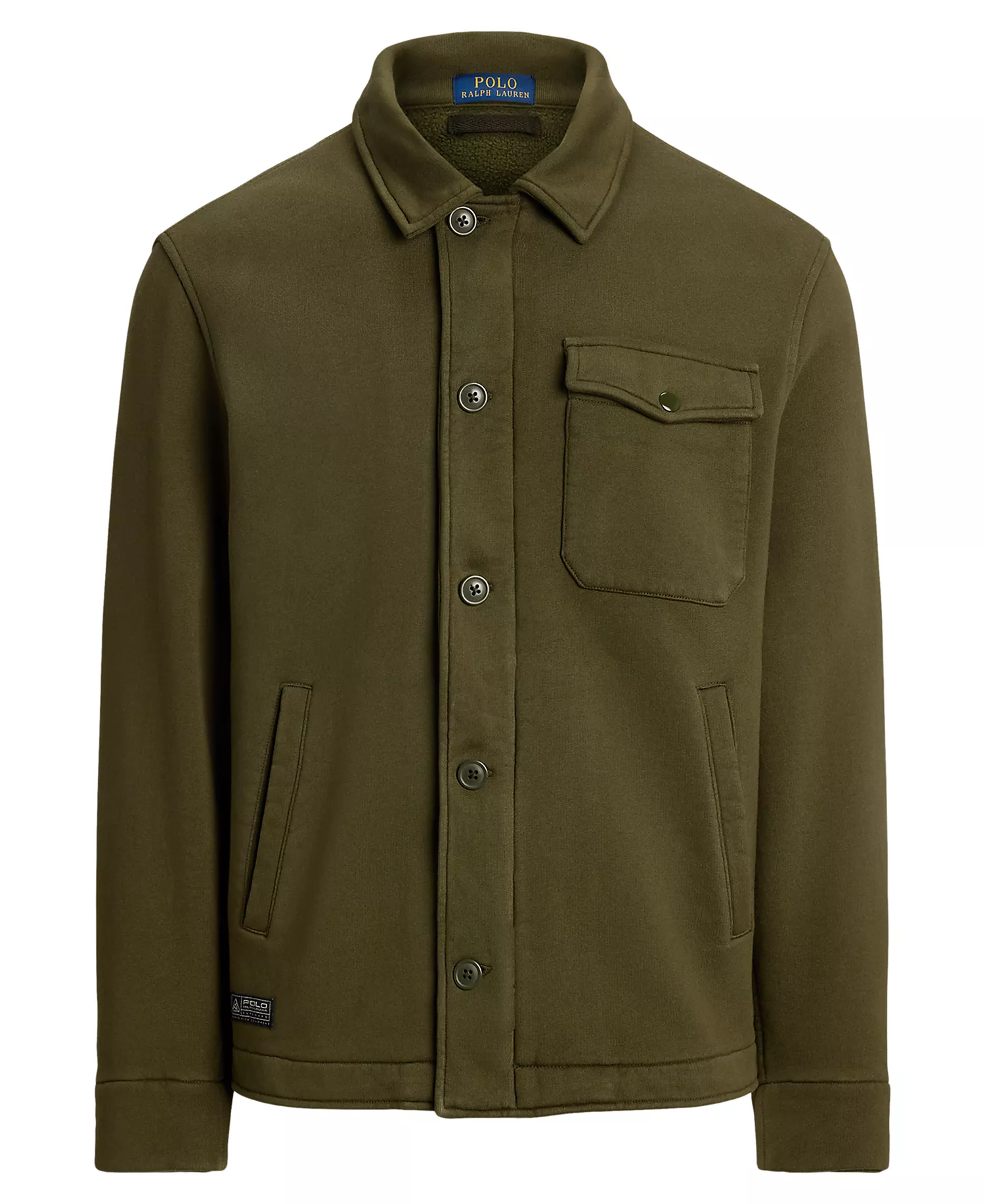 Men's Fleece Deck Jacket - Company Olive - XS