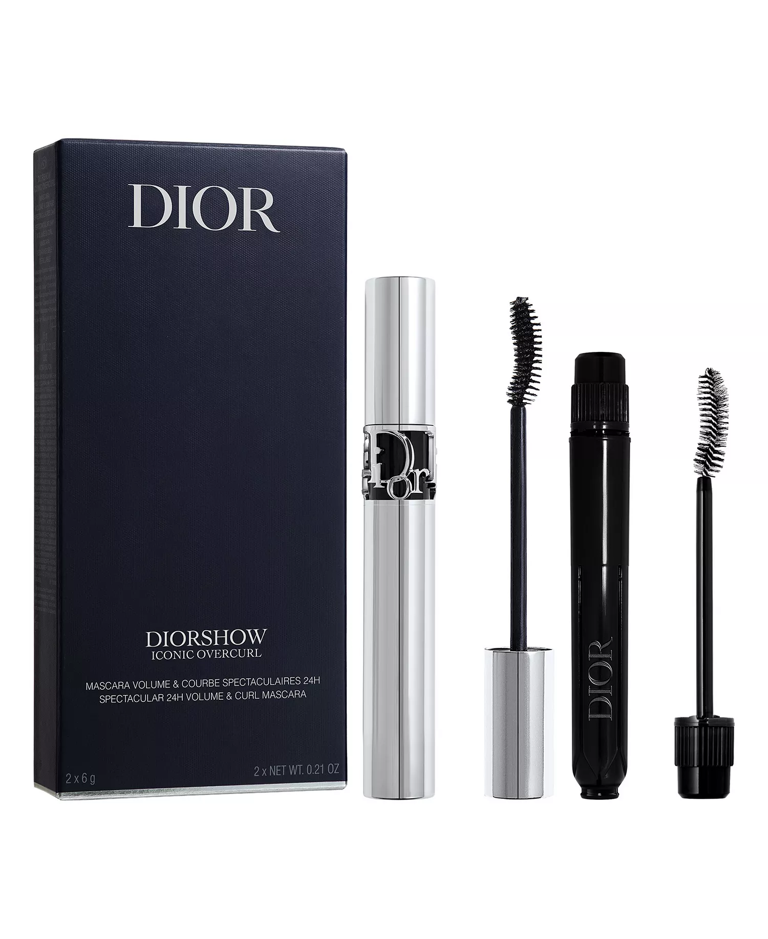 2-Pc. Diorshow Iconic Overcurl Mascara & Mascara Refill Set - 090 Black - Gift Set