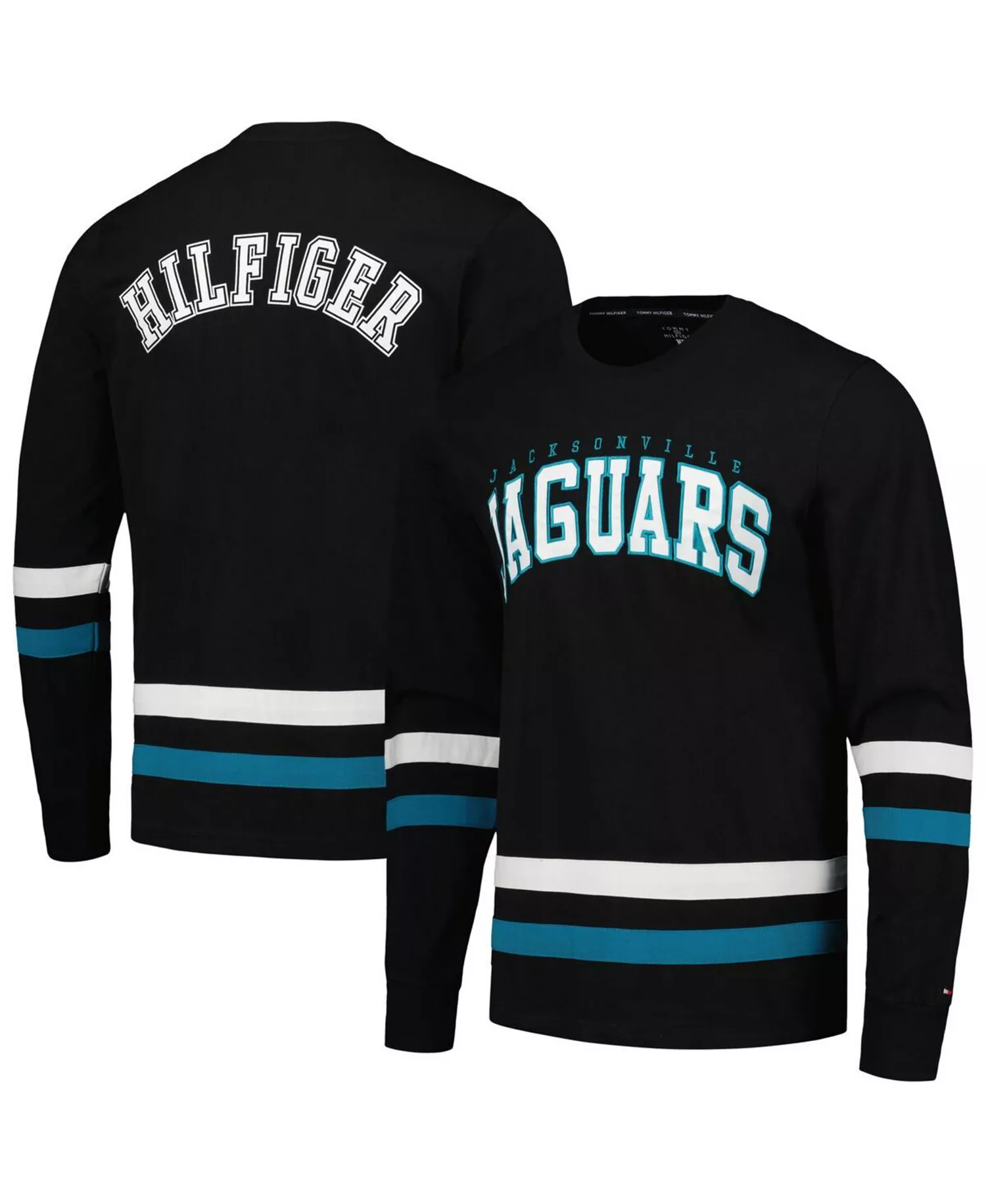 Men's Black, Teal Jacksonville Jaguars Nolan Long Sleeve T-shirt - Black, Teal - XL